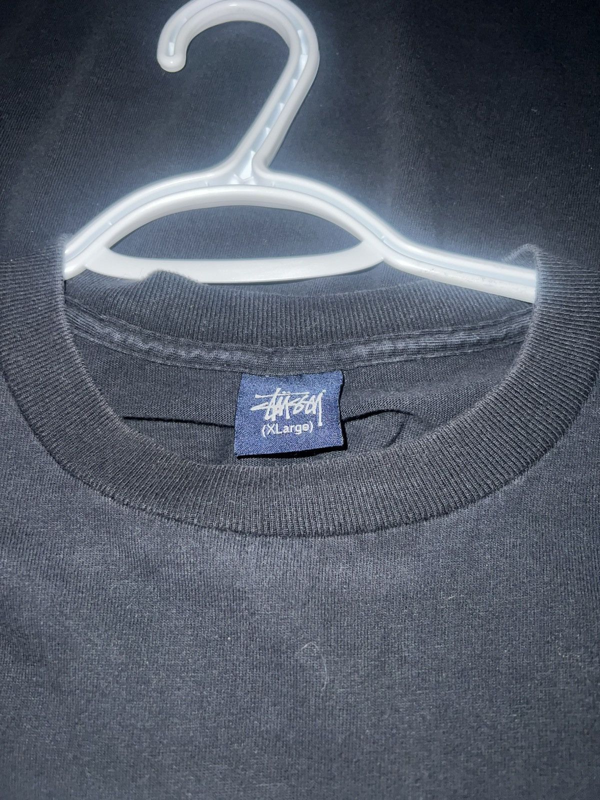 Stussy × Vintage Vintage Stussy Graphic Big Bubble Logo Shirt Size US XL / EU 56 / 4 - 2 Thumbnail