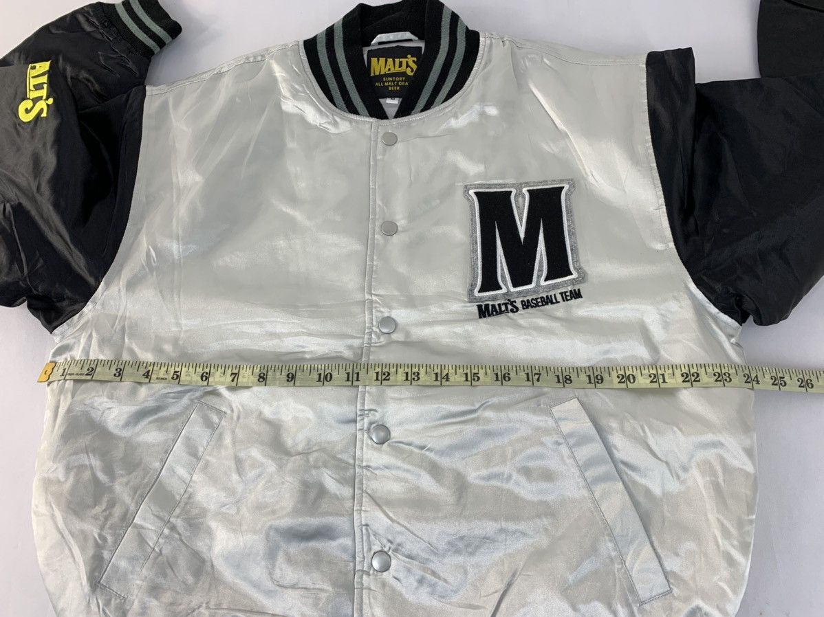 Japanese Brand × Vintage 90s Malt’s Suntory All Malt Draft Beer Varsity Jacket Size US M / EU 48-50 / 2 - 12 Thumbnail