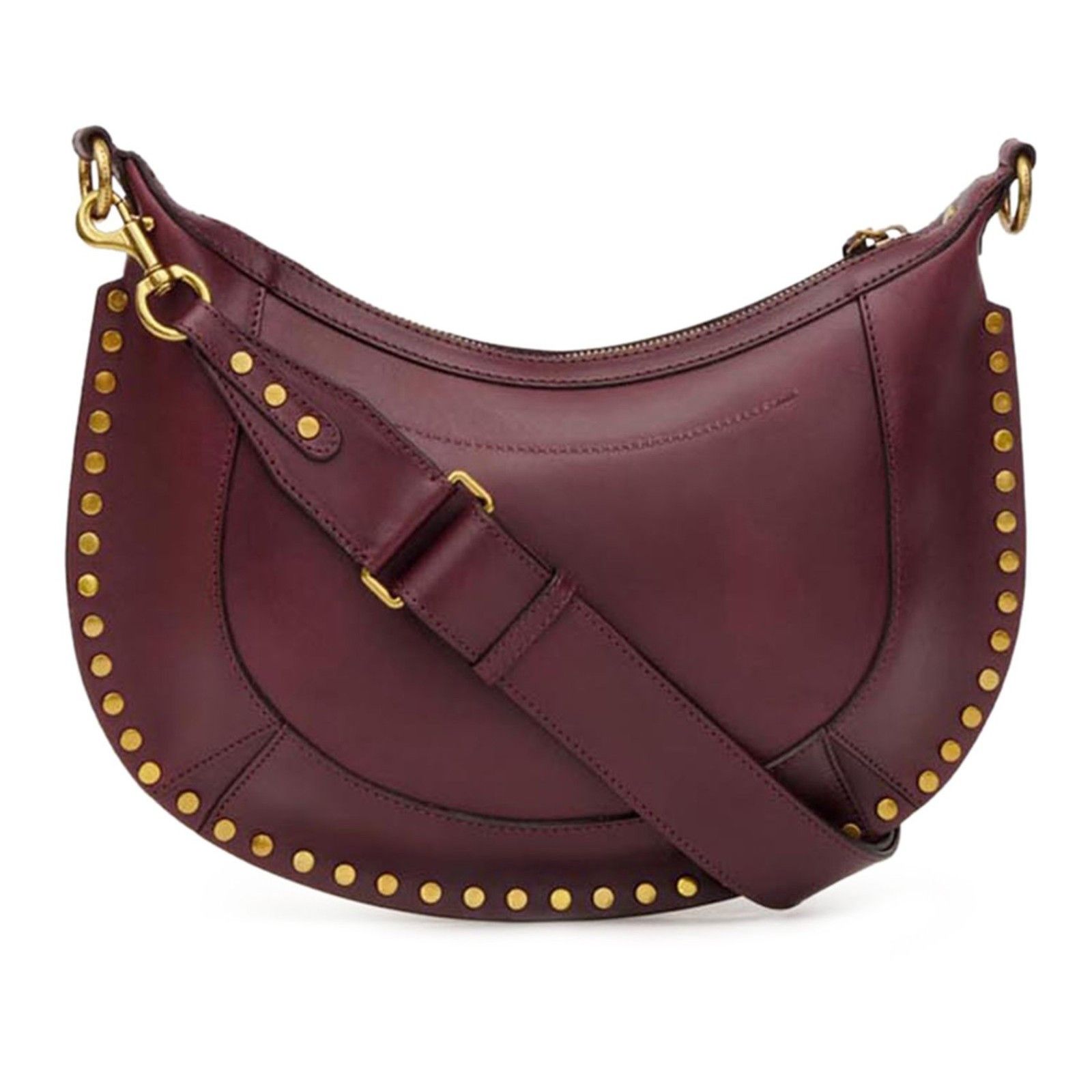 Isabel Marant ISABEL MARANT Naoko Burgundy Leather Bag New And Authentic Size ONE SIZE - 3 Thumbnail