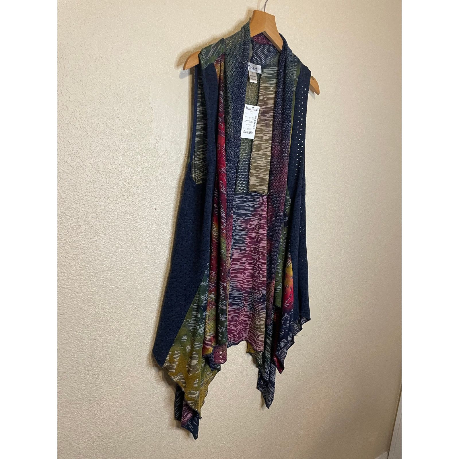 Other NWT Ania. A Y2K Boho Fairy Core Multicolor Mesh Vest Medium Size M / US 6-8 / IT 42-44 - 2 Thumbnail