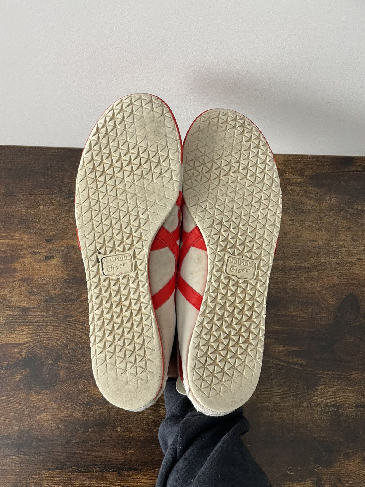 Asics Asics Onitsuka Tiger Shoes White/Red Y2K Size US 9.5 / EU 42-43 - 8 Thumbnail