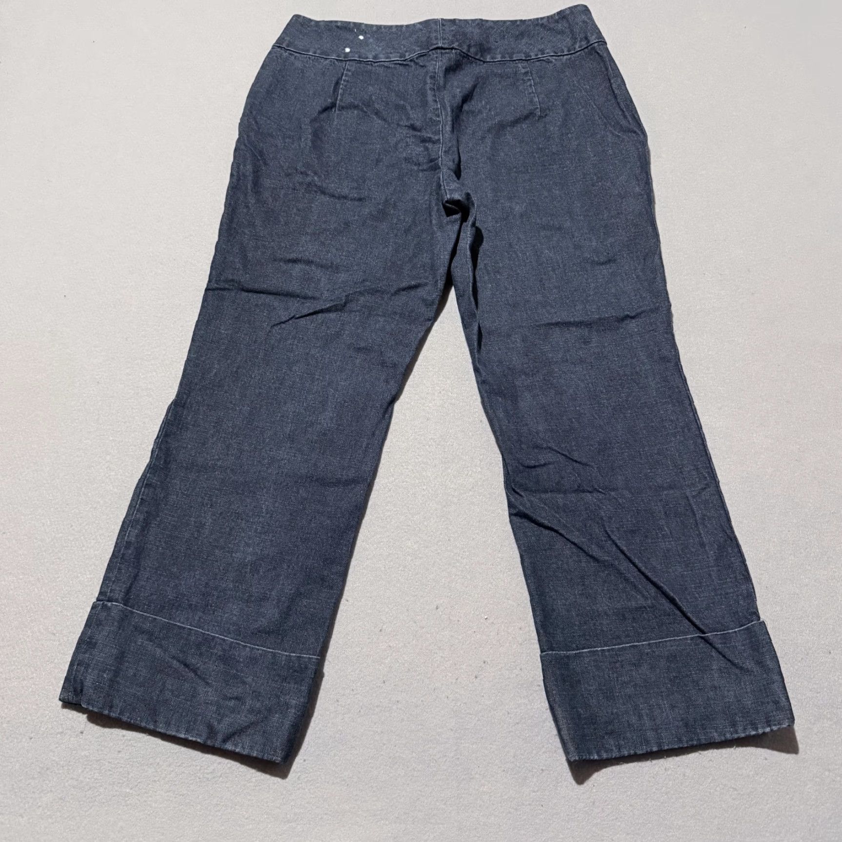 Banana Republic Banana Republic Jeans Women's Blue Crop Cuffed Zip Fly Martin Fit 10 Denim"} Size 32" / US 10 / IT 46 - 2 Thumbnail