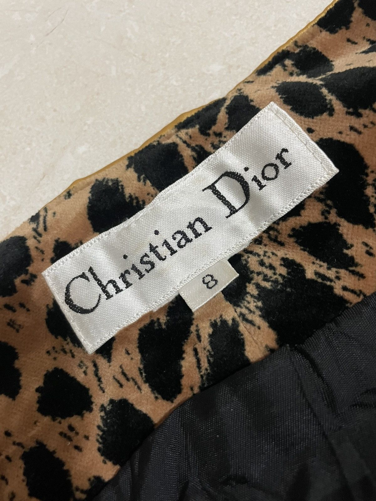 Christian Dior Monsieur 🔥Rare🔥Christian Dior Leopard Pattern Printed Size S / US 4 / IT 40 - 3 Thumbnail