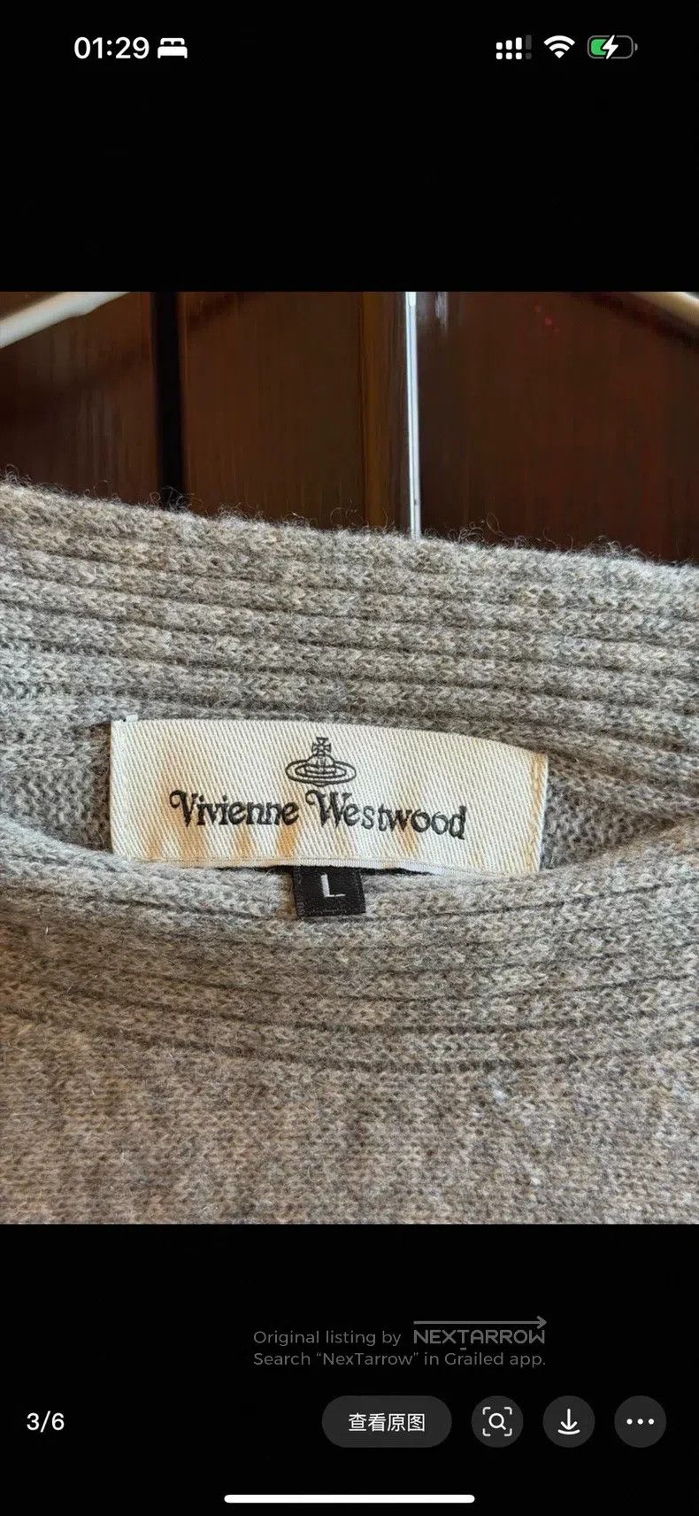 Vivienne Westwood Vivienne Westwood 100% Cashmere Off-Shoulder Top Size L / US 10 / IT 46 - 3 Thumbnail