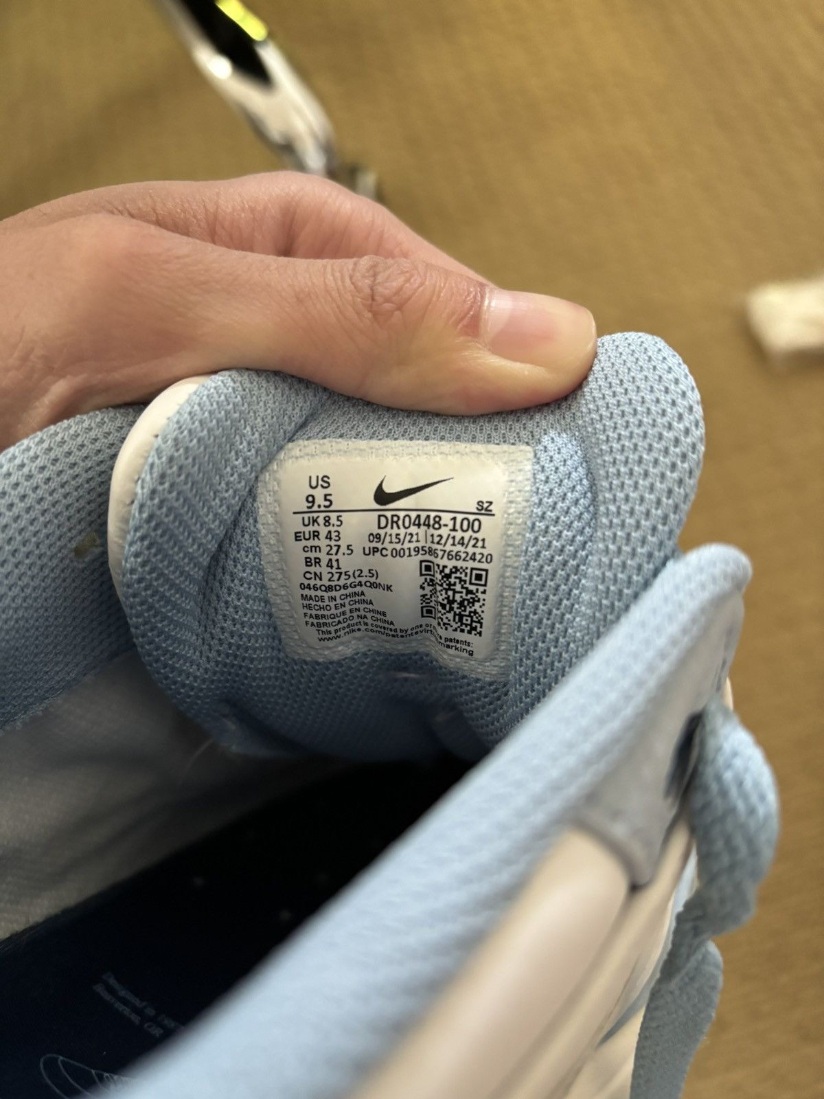 Nike Nike Air Max 1 Premium - Blue Print Size US 9.5 / EU 42-43 - 8 Thumbnail