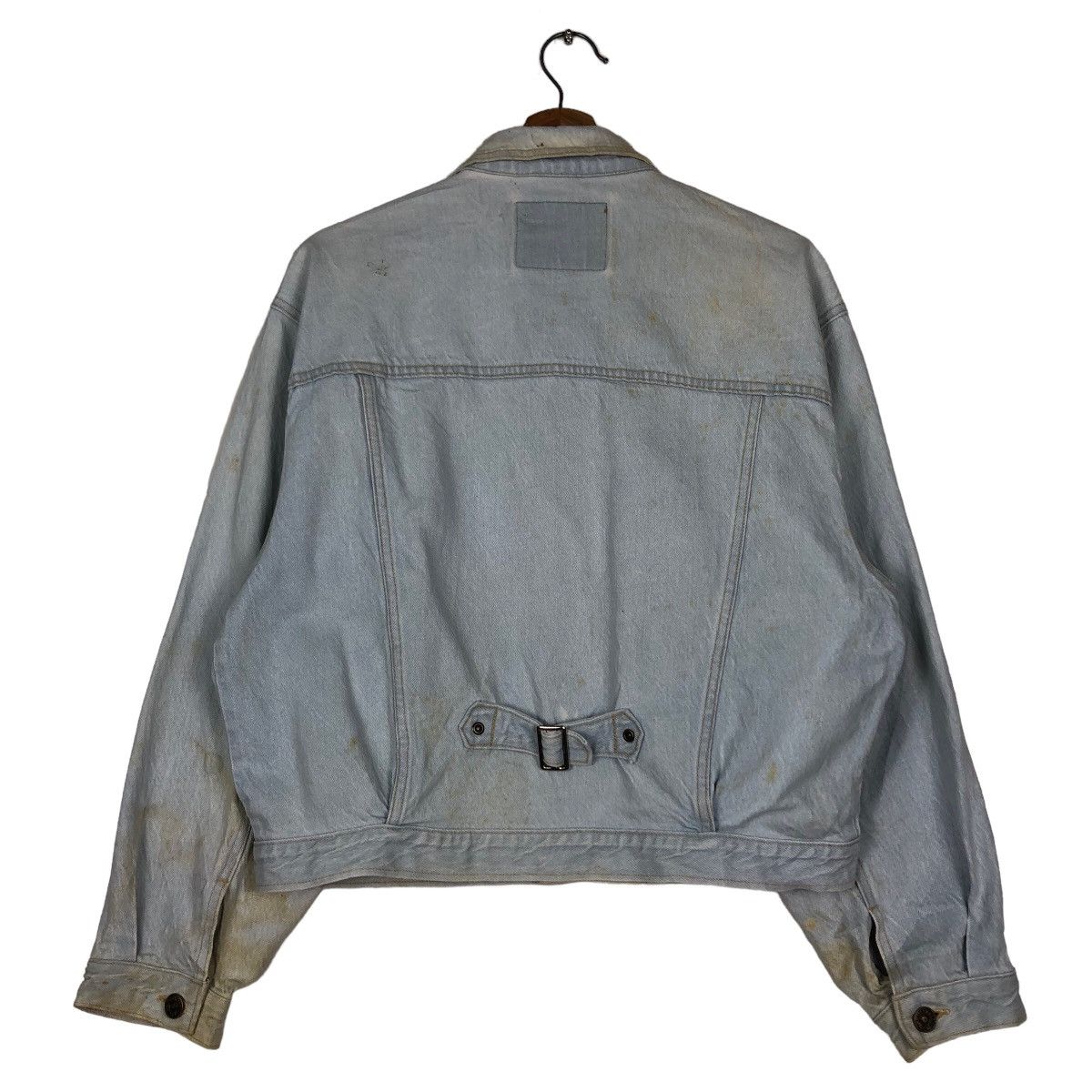 Vintage Vintage Cropped Denim Trucker Jacket Sterling Japan Kapital Size US M / EU 48-50 / 2 - 8 Thumbnail