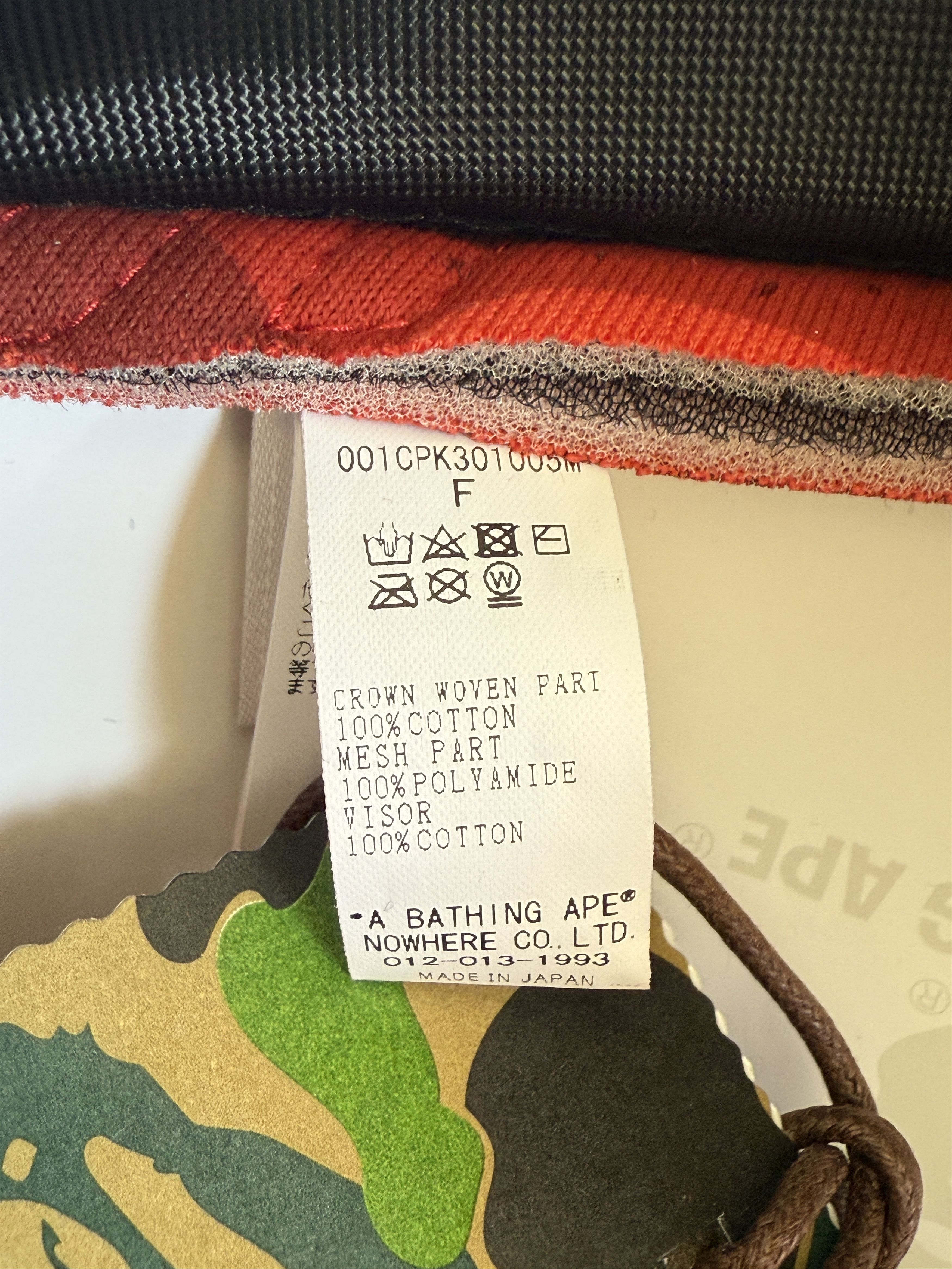 Bape BAPE COLOR CAMO NYC LOGO MESH CAP Size ONE SIZE - 10 Thumbnail