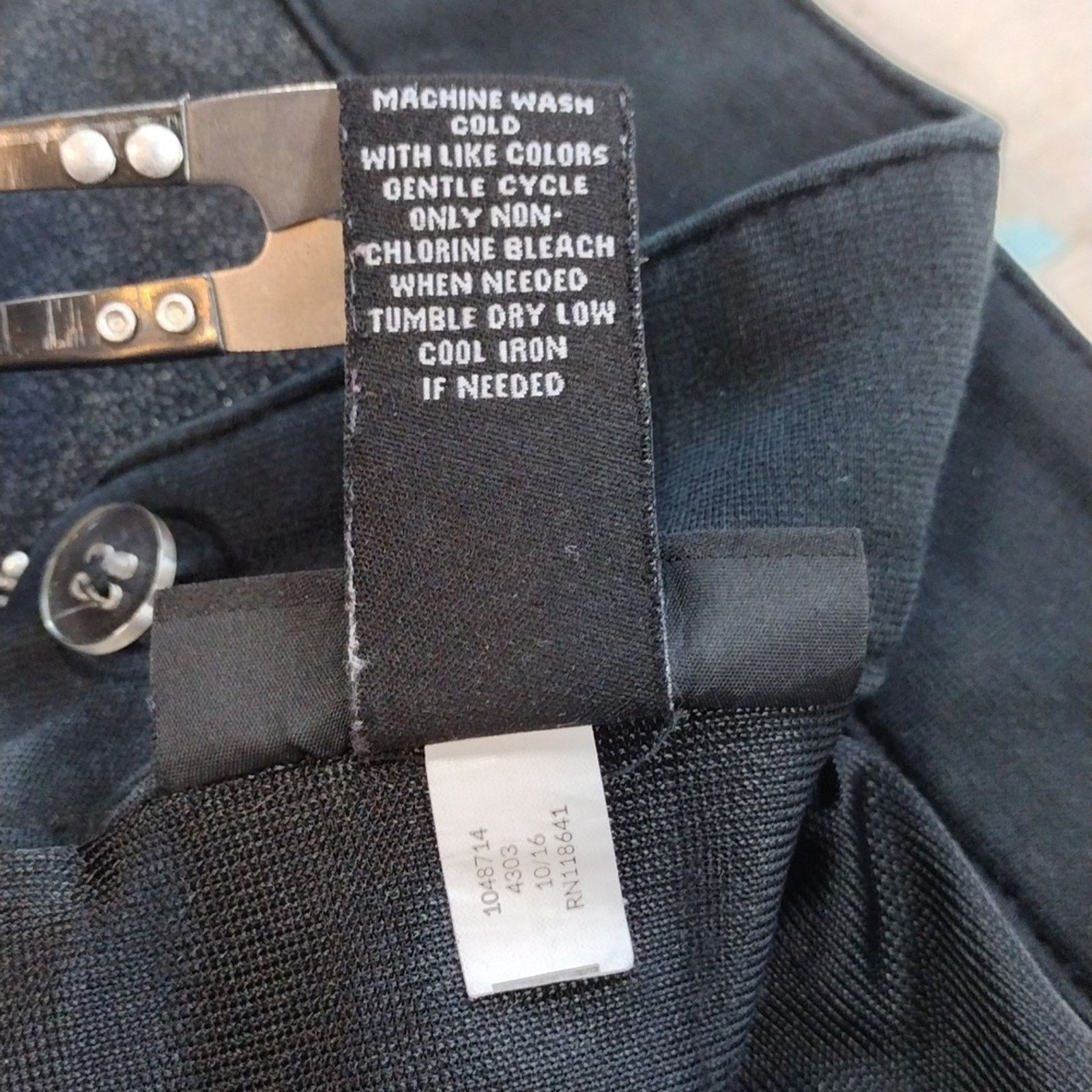 Other Lane Bryant Black Retro Business Stretchy Plus Size Skirt Size 28" / US 6 / IT 42 - 6 Thumbnail