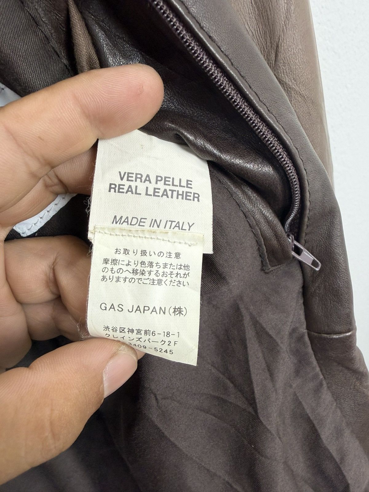 GAS GAS Italy “Vera Pelle” Premium Leather Bomber Jacket Size US L / EU 52-54 / 3 - 10 Thumbnail