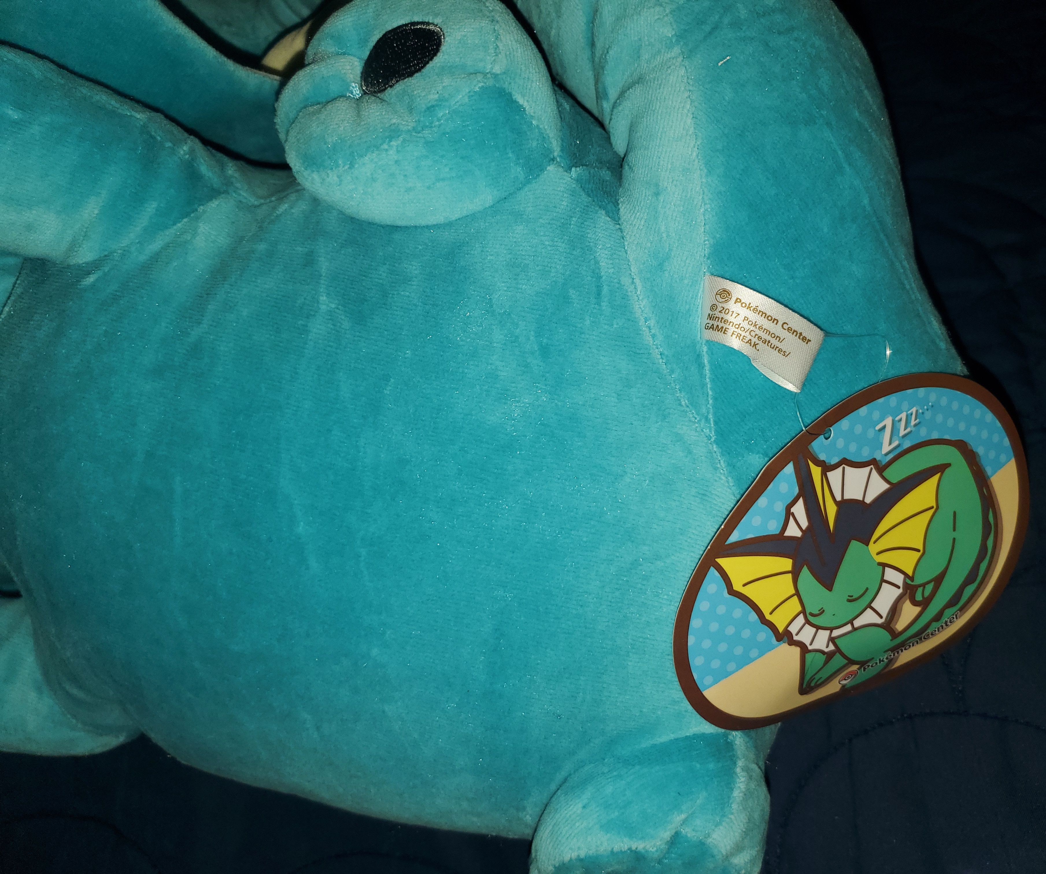 Pokemon Pokemon Center Vaporeon Sleeper Plush Eeveelution Authentic Size ONE SIZE - 6 Thumbnail
