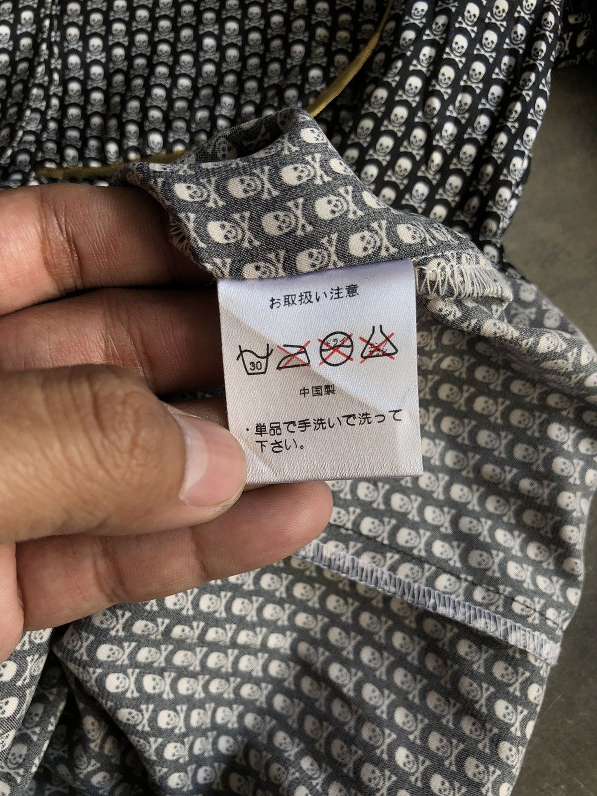 Japanese Brand × Vintage ANAP "Skull Pattern" crazy Y2K shirt Size S / US 4 / IT 40 - 5 Thumbnail