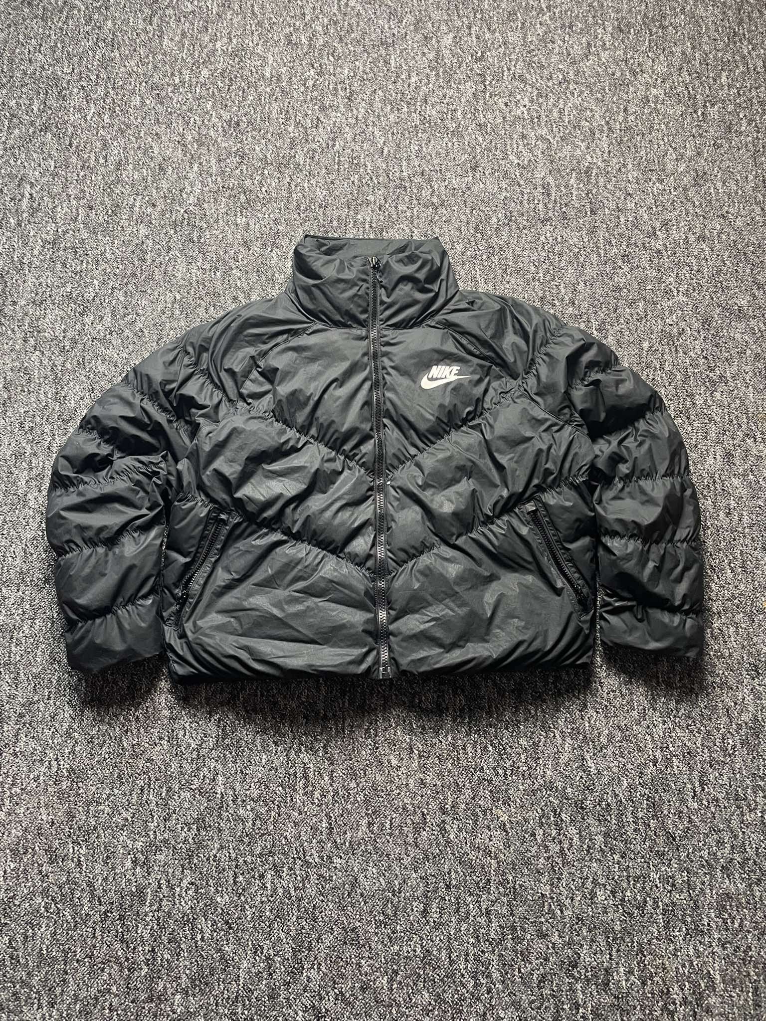 Nike × Vintage Light Winter Jacket zip-up Nike logo y2k oversize boxy Size M / US 6-8 / IT 42-44 - 1 Thumbnail