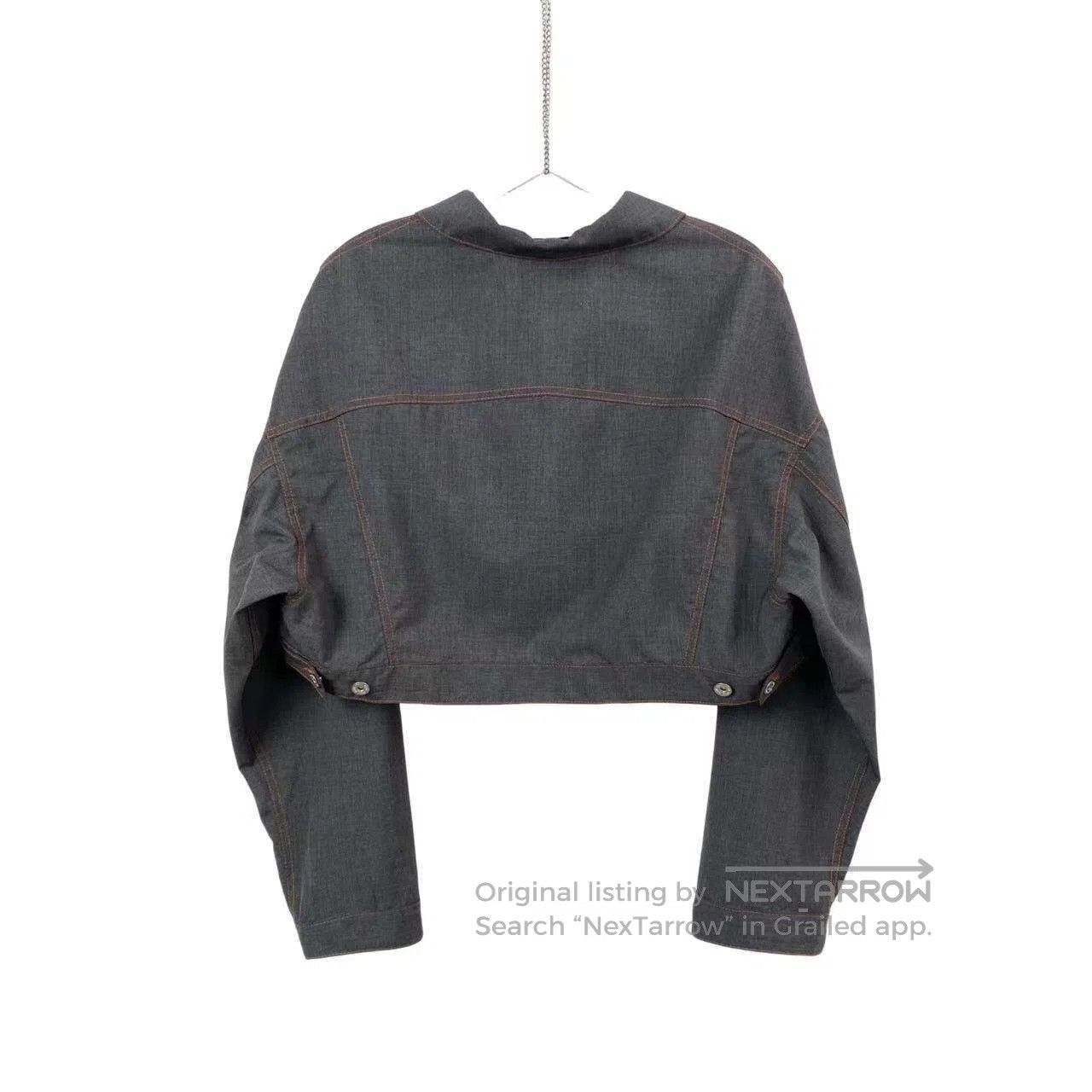 Miu Miu Miu Miu 23SS logo denim jacket| Size XS / US 0-2 / IT 36-38 - 2 Thumbnail