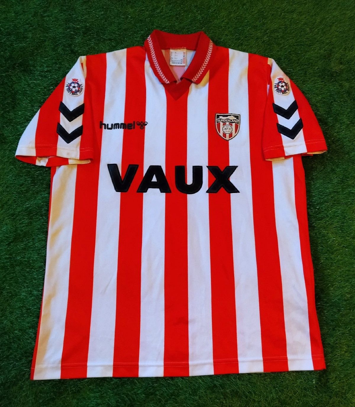 Hummel Sunderland 1991/1994 Hummel #9 shirt match worn? Size US XL / EU 56 / 4 - 1 Thumbnail