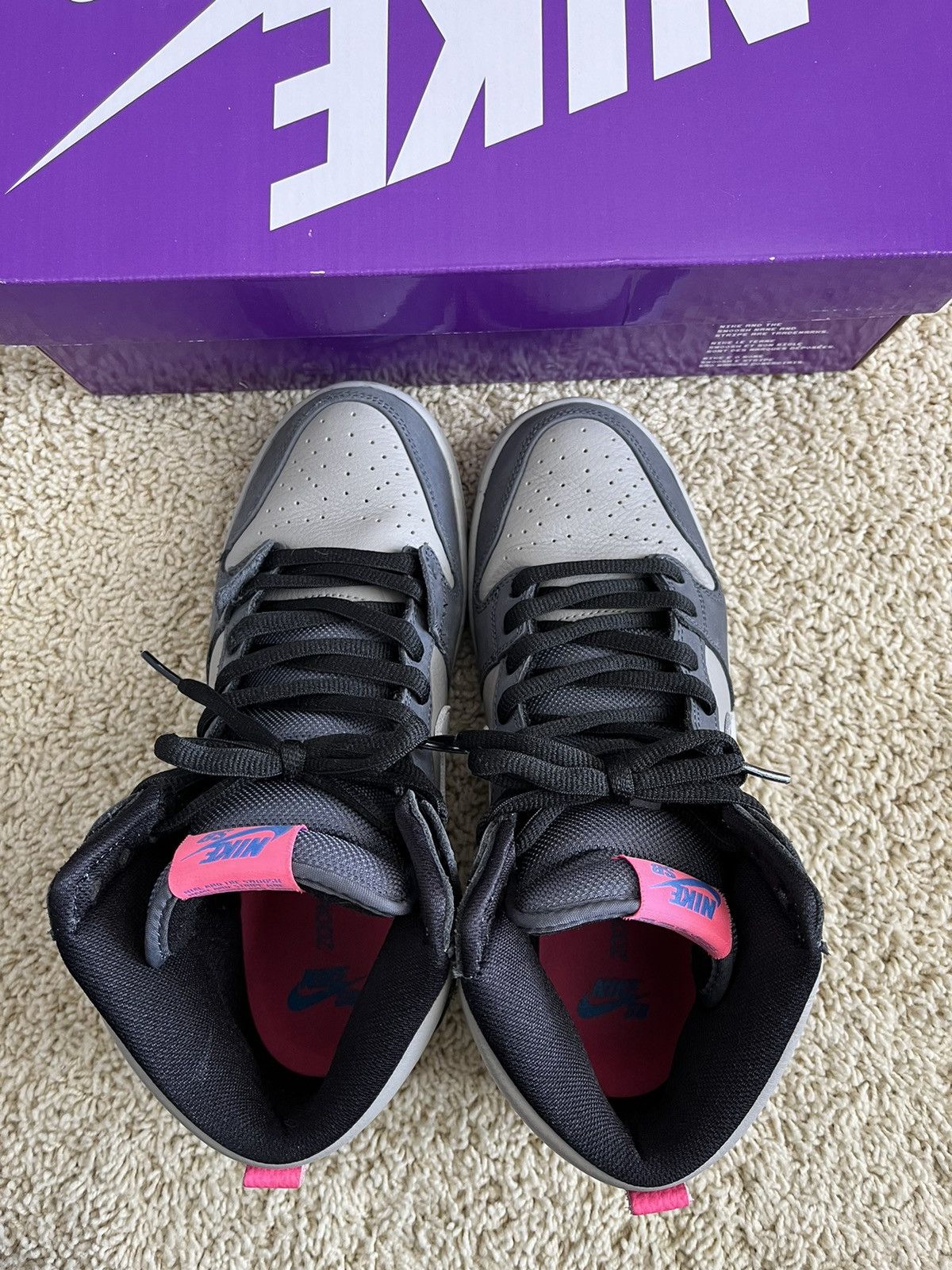 Nike Nike sb dunk high medium grey Size US 8.5 / EU 41-42 - 8 Thumbnail