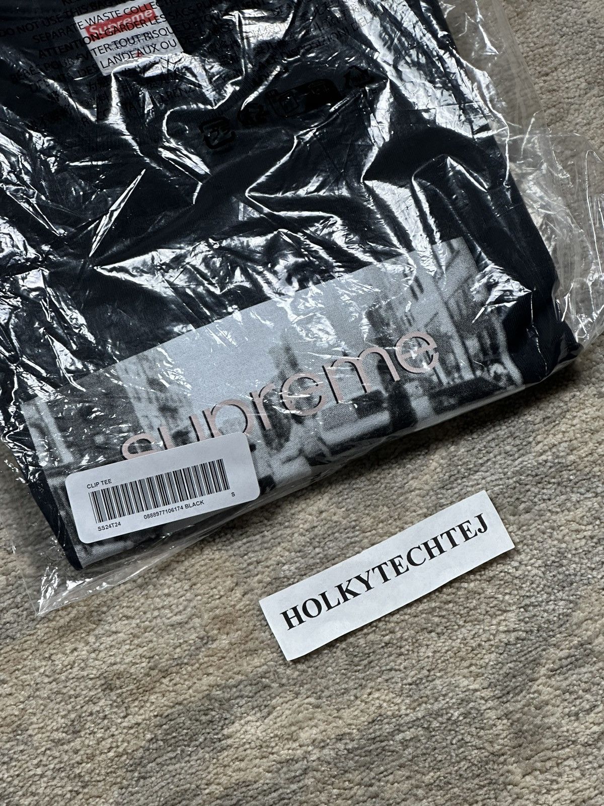 Supreme Supreme Crew 96 Tee - Black - S - SS24 Size US S / EU 44-46 / 1 - 3 Thumbnail