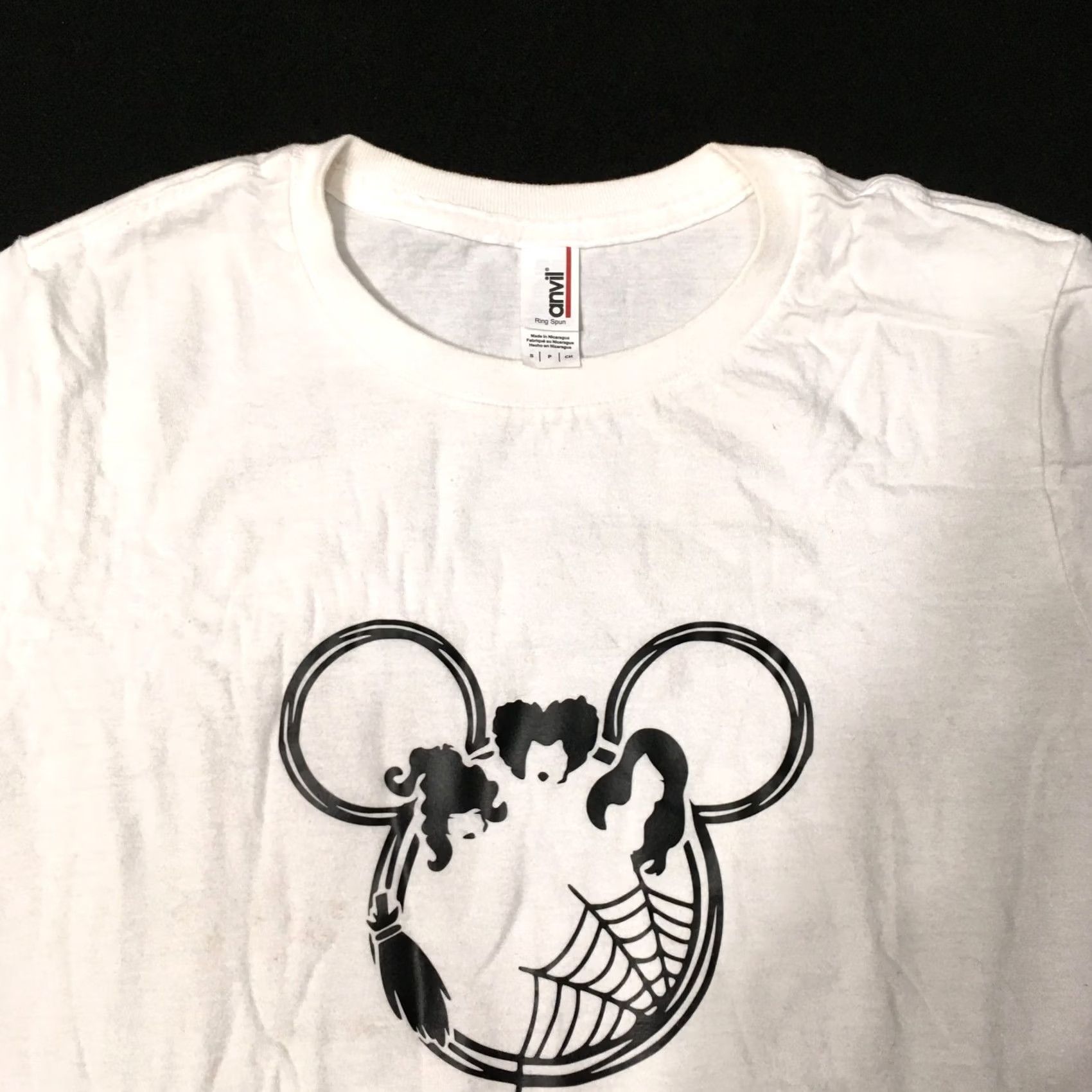 Anvil MICKEY MOUSE SANDERSON SISTERS Spider WEB T-Shirt SMALL EARS Size S / US 4 / IT 40 - 2 Thumbnail