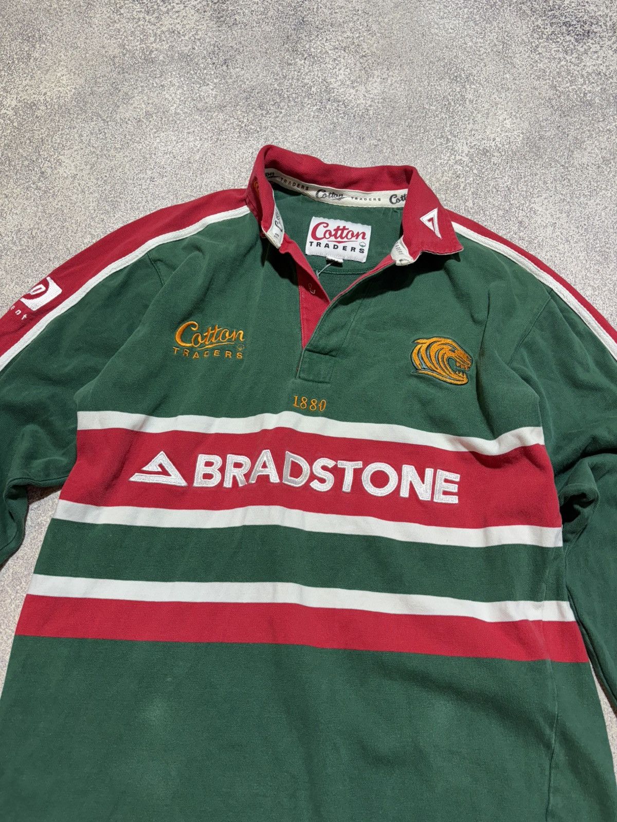 Cotton Traders LEICESTER TIGERS RUGBY JERSEY Cotton Traders Long Sleeve Size US S / EU 44-46 / 1 - 3 Thumbnail