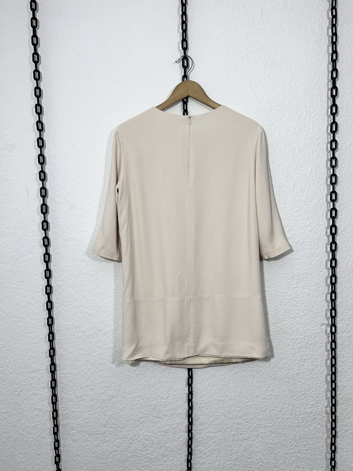 Designer × The Row THE ROW MARINA 3/4 SLEEVE SILK CHIFFON LIGHT WEIGHT Size M / US 6-8 / IT 42-44 - 4 Thumbnail