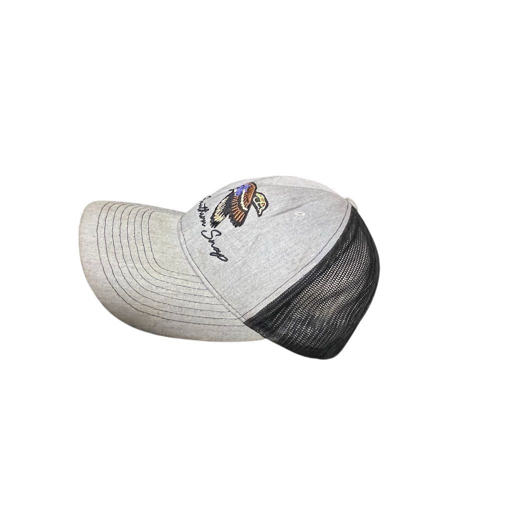 Other Y2K Distressed Gray and Black Trucker Hat with Snap Duck Size ONE SIZE - 3 Thumbnail
