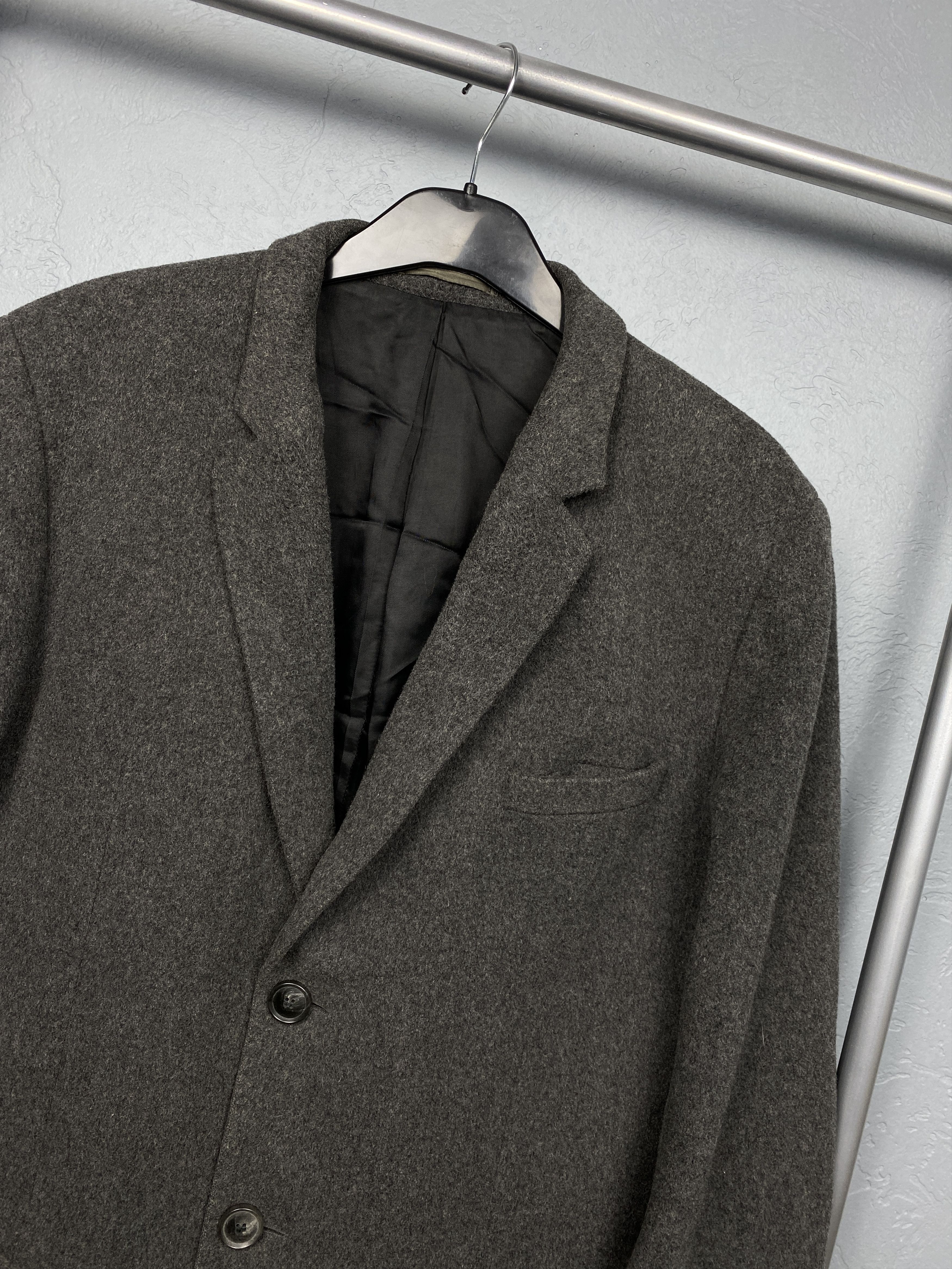 Hugo Boss Hugo Boss Vintage Mens Wool Coat Jacket Size US L / EU 52-54 / 3 - 2 Thumbnail