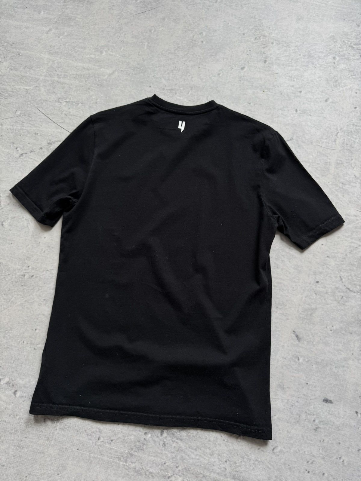 Vintage BLACK TEE WHITE OUTLINE Y LOGO Basic Blank Size US S / EU 44-46 / 1 - 3 Thumbnail
