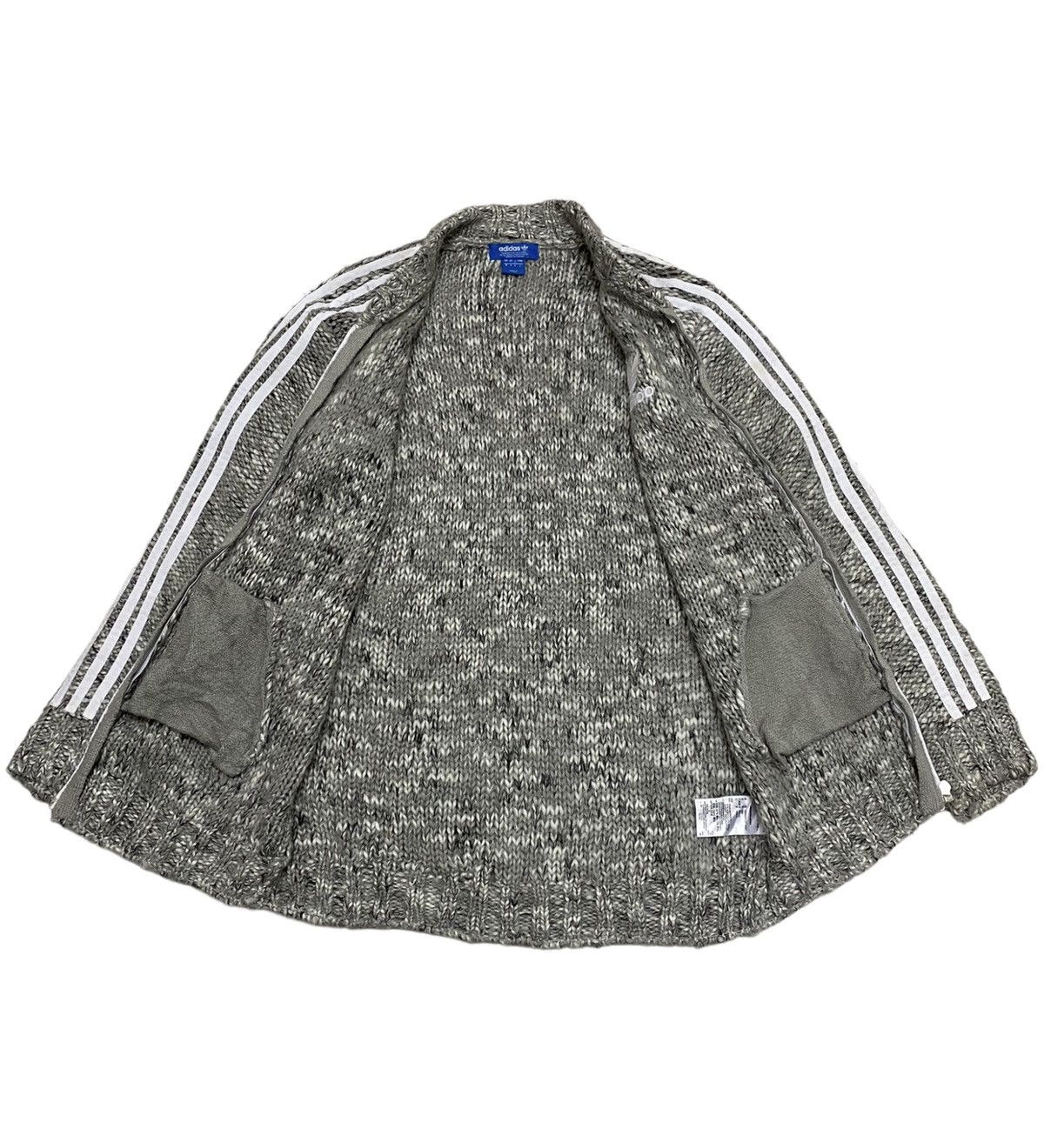 Adidas Adidas Original 3 Stripe Zipper Knitted Sweater (C2) Size US S / EU 44-46 / 1 - 4 Thumbnail