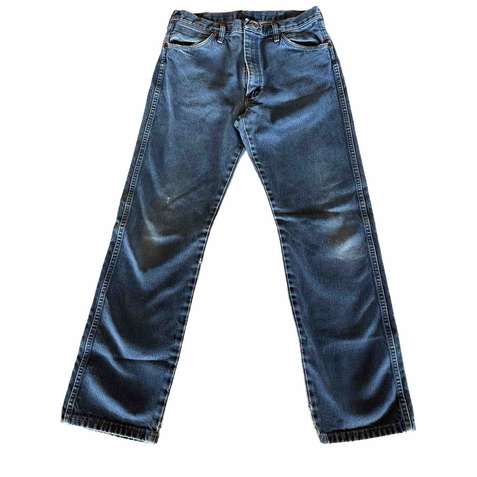 Wrangler Wrangler Jeans Men’s 32x31 Blue Denim Straight Leg Outdoor Size US 32 / EU 48 - 1 Thumbnail