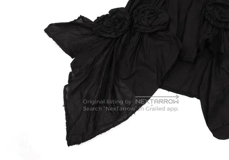 Comme des Garcons Comme Des Garcons size F Vintage Black Rose Flower Vest To Size S / US 4 / IT 40 - 7 Thumbnail