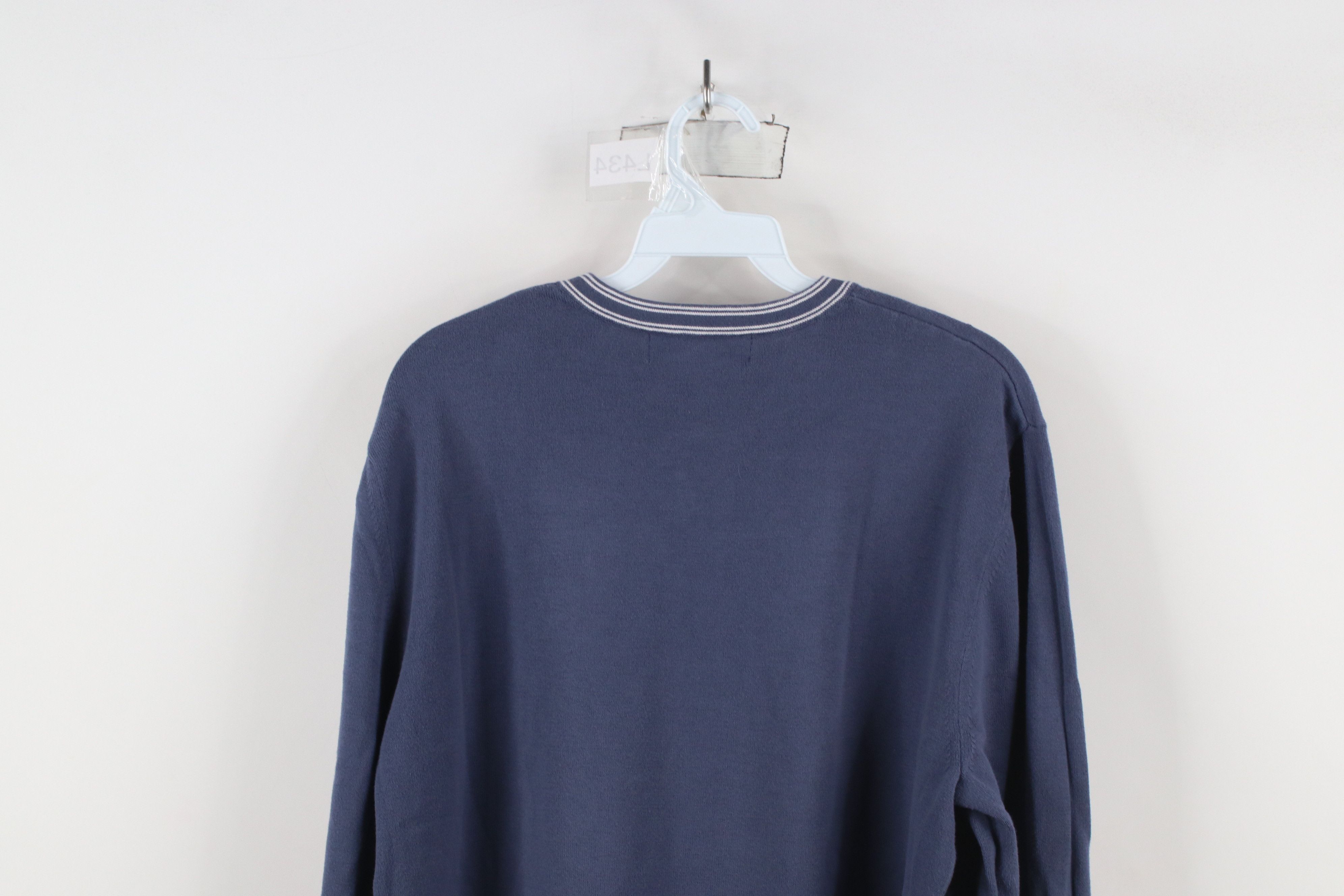 Banana Republic × Vintage Vintage Y2K Banana Republic Lightweight Cotton Knit Sweater Size US L / EU 52-54 / 3 - 6 Thumbnail