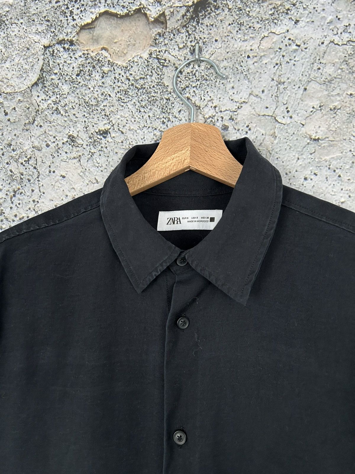 Zara Zara Modal Avant Garde Black Shirt Streetwear Basic Elegant Size US S / EU 44-46 / 1 - 3 Thumbnail