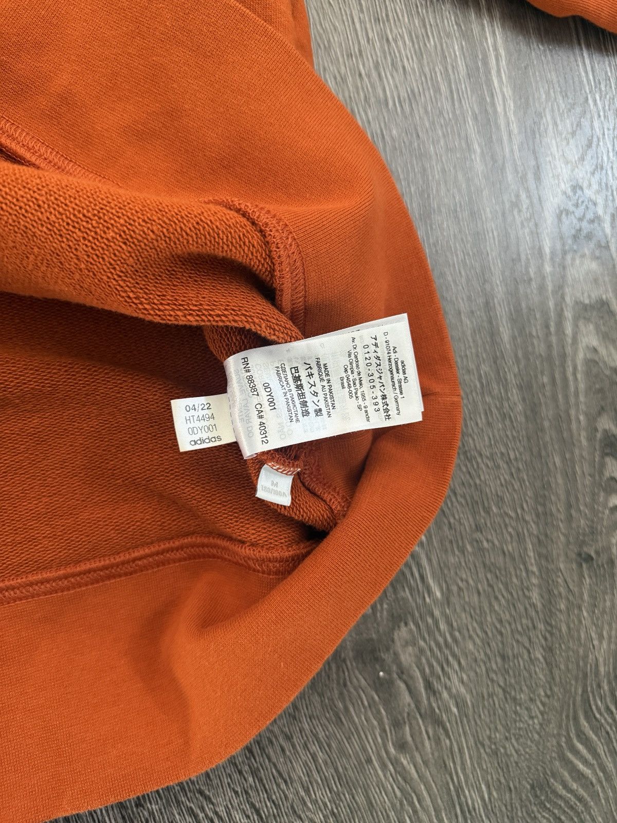 Y-3 Y-3 Adidas Rust Orange Crewneck Size US M / EU 48-50 / 2 - 4 Thumbnail