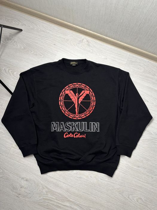 Streetwear Carlo Colucci x Maskulin sweatshirt Y2K Art Big logo