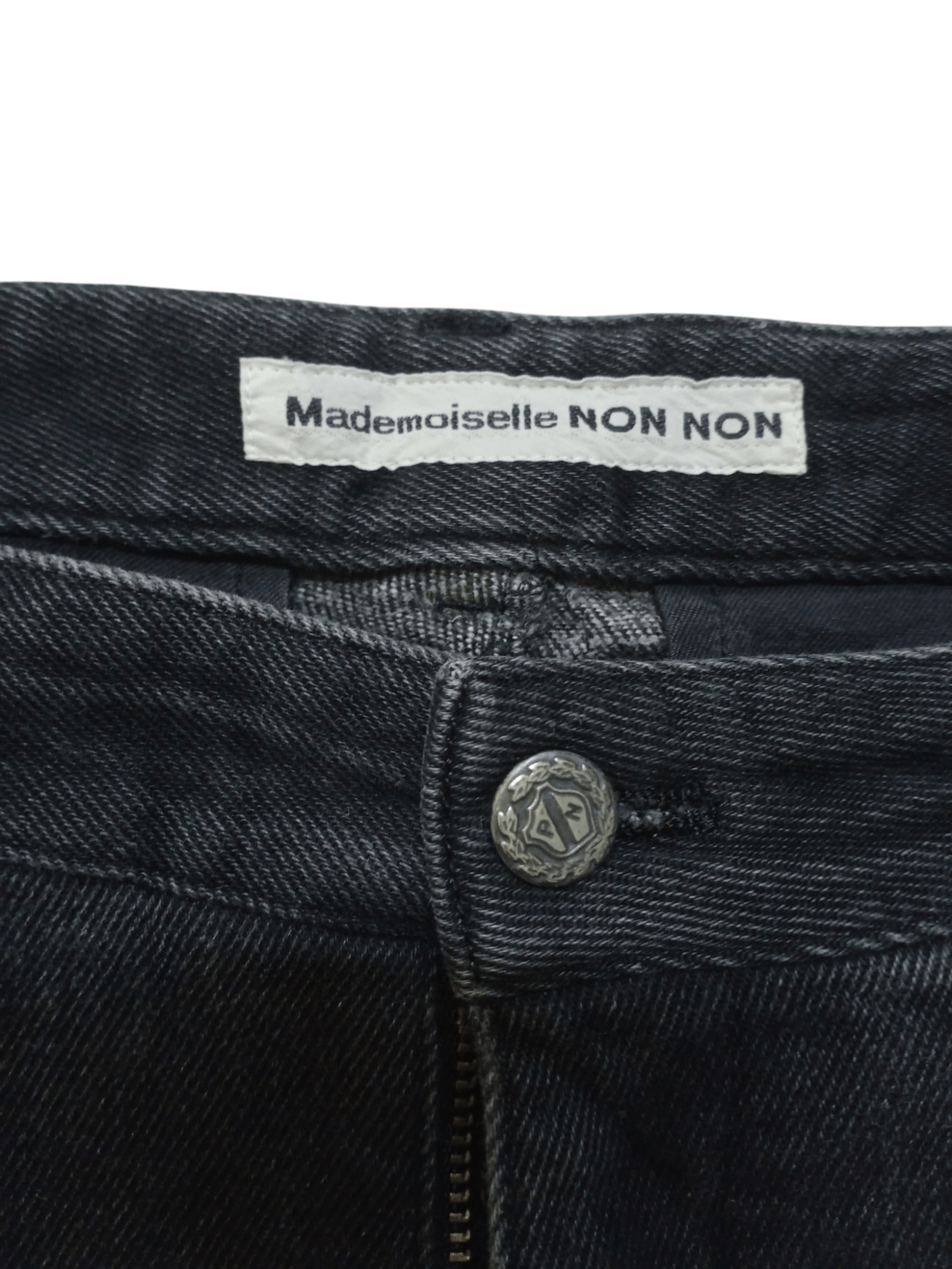 If Six Was Nine × Issey Miyake × Mademoiselle Non Non Issey Miyake Modemoiselle Non Non Distressed Skinny Jeans Size 30" / US 8 / IT 44 - 6 Thumbnail