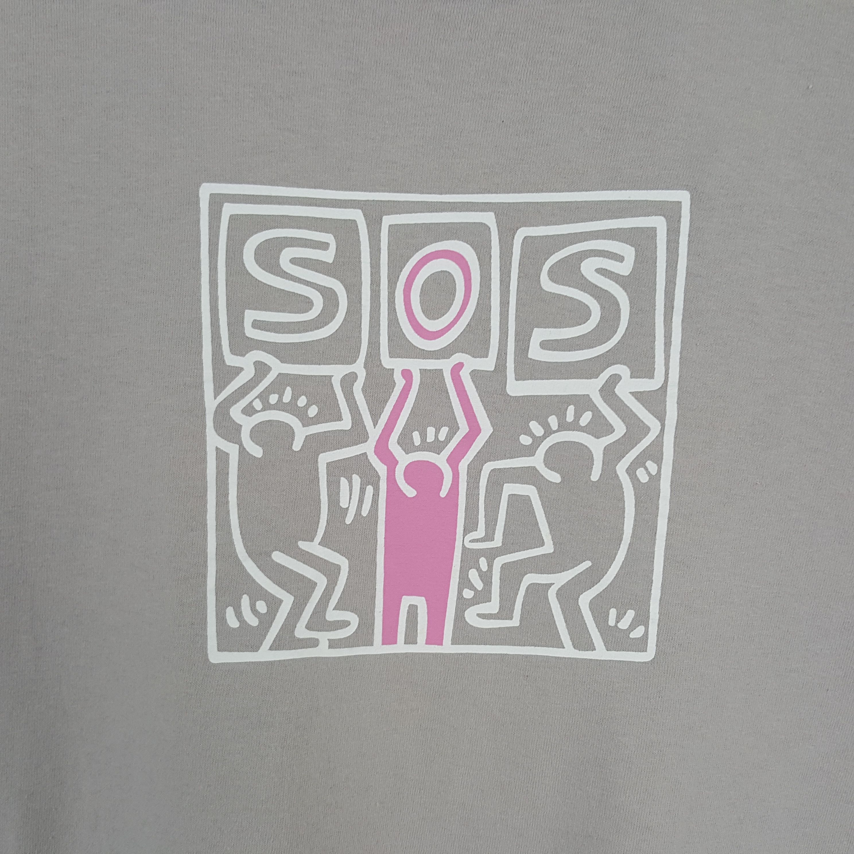 Japanese Brand × Keith Haring × Vintage Vintage Keith Haring American Artists Tshirt Size US L / EU 52-54 / 3 - 2 Thumbnail