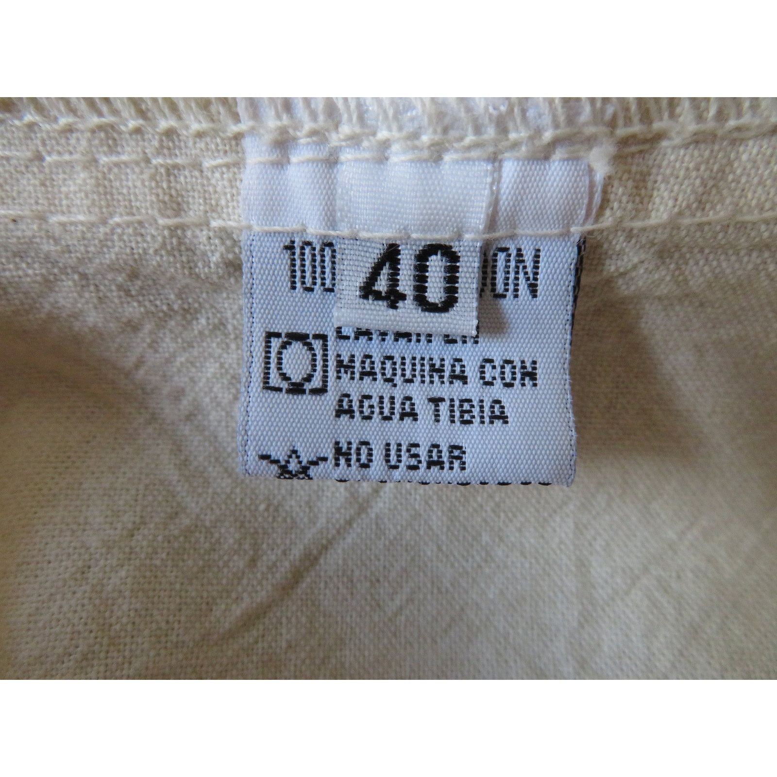 Other Mexican Hooded Cotton Baja Jacket Floral Beige Sz 40 Size US M / EU 48-50 / 2 - 5 Thumbnail