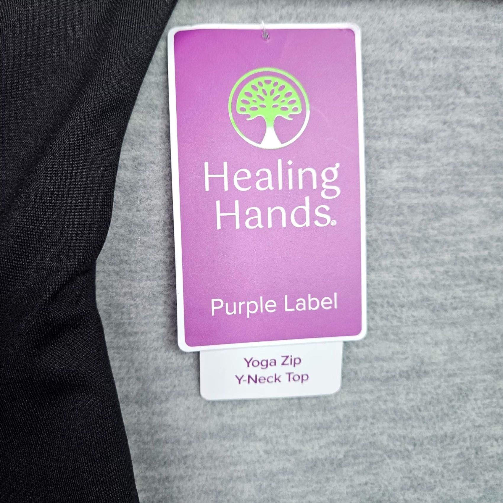 Vintage Healing Hands Y-neck Yoga Zip Wichket Moon Top Size M Women Black NEW Size US M / EU 48-50 / 2 - 3 Thumbnail