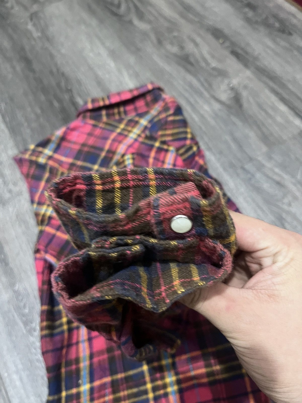 Hysteric Glamour Back Number Women Flannel Shirt Size L / US 10 / IT 46 - 12 Thumbnail