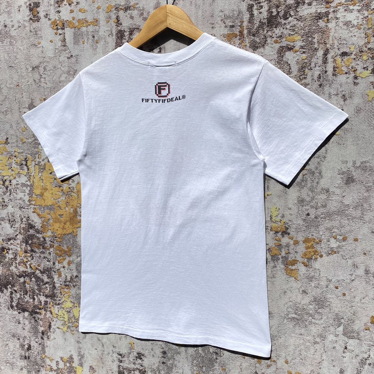 Japanese Brand Vintage 90s FFDL Fifty Fif Deal Shirt Japanese Streetwear Size US S / EU 44-46 / 1 - 4 Thumbnail