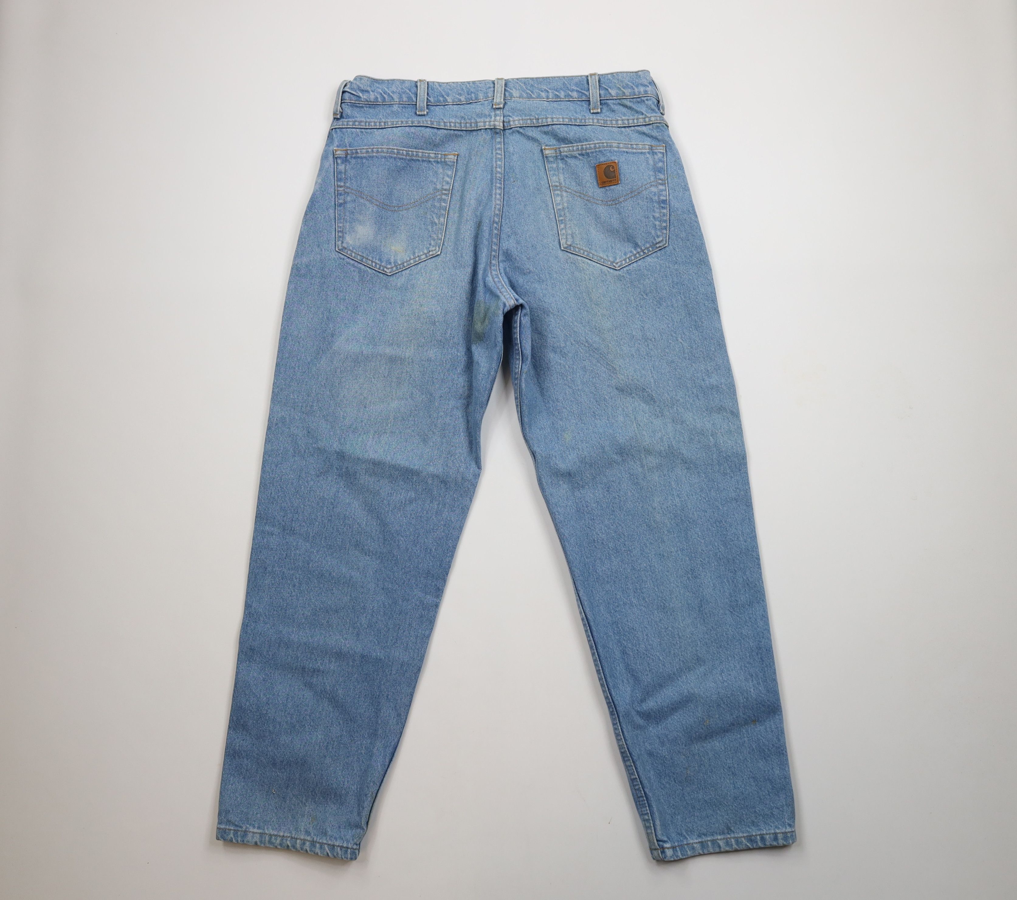 Carhartt × Vintage Vintage Y2K 2001 Carhartt Relaxed Fit Denim Jeans Blue Size US 38 / EU 54 - 10 Thumbnail