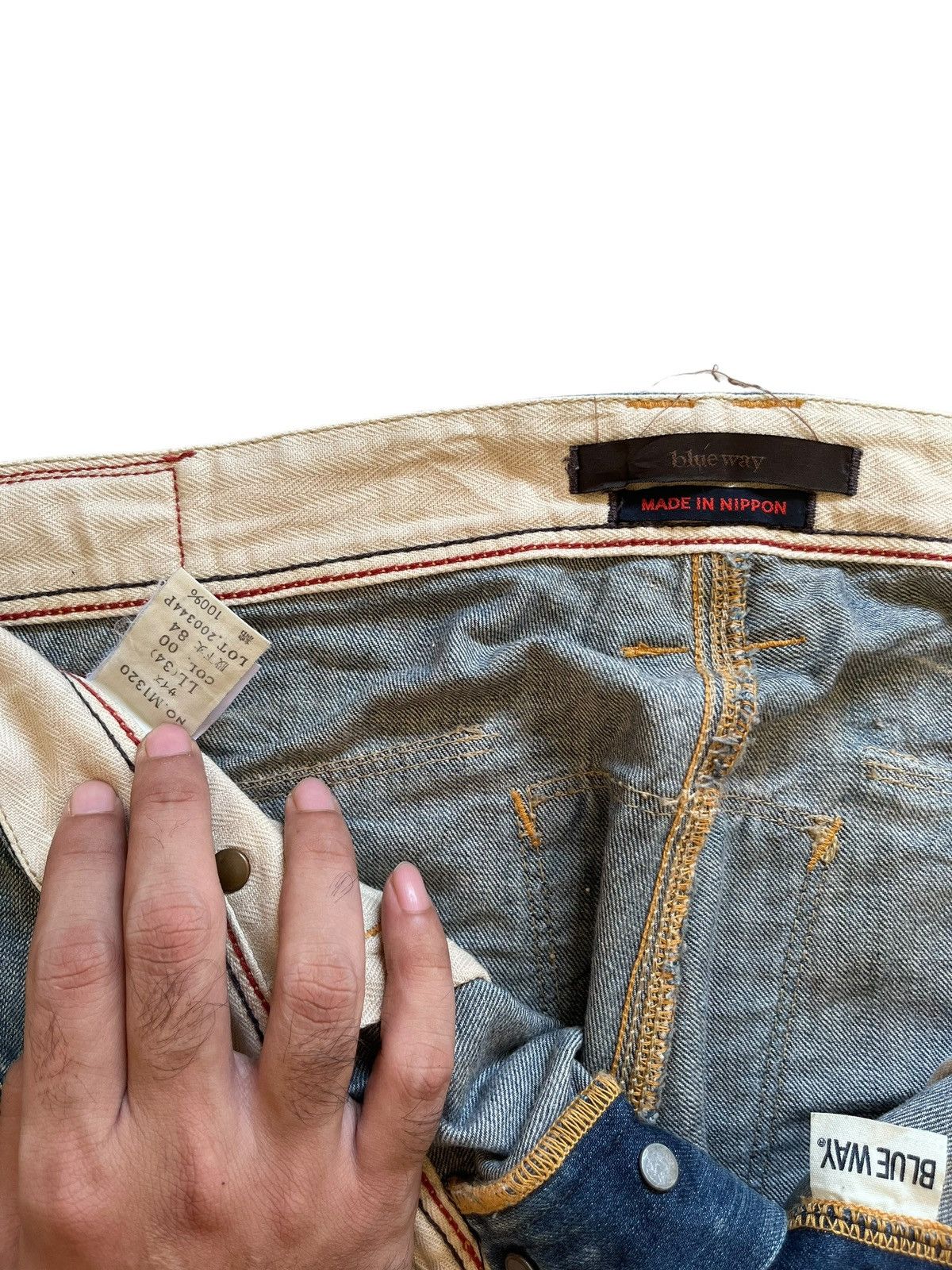 Japanese Brand Vintage Japanese Brand Acid Wash Carpenter Baggy Jeans Size US 34 / EU 50 - 10 Thumbnail