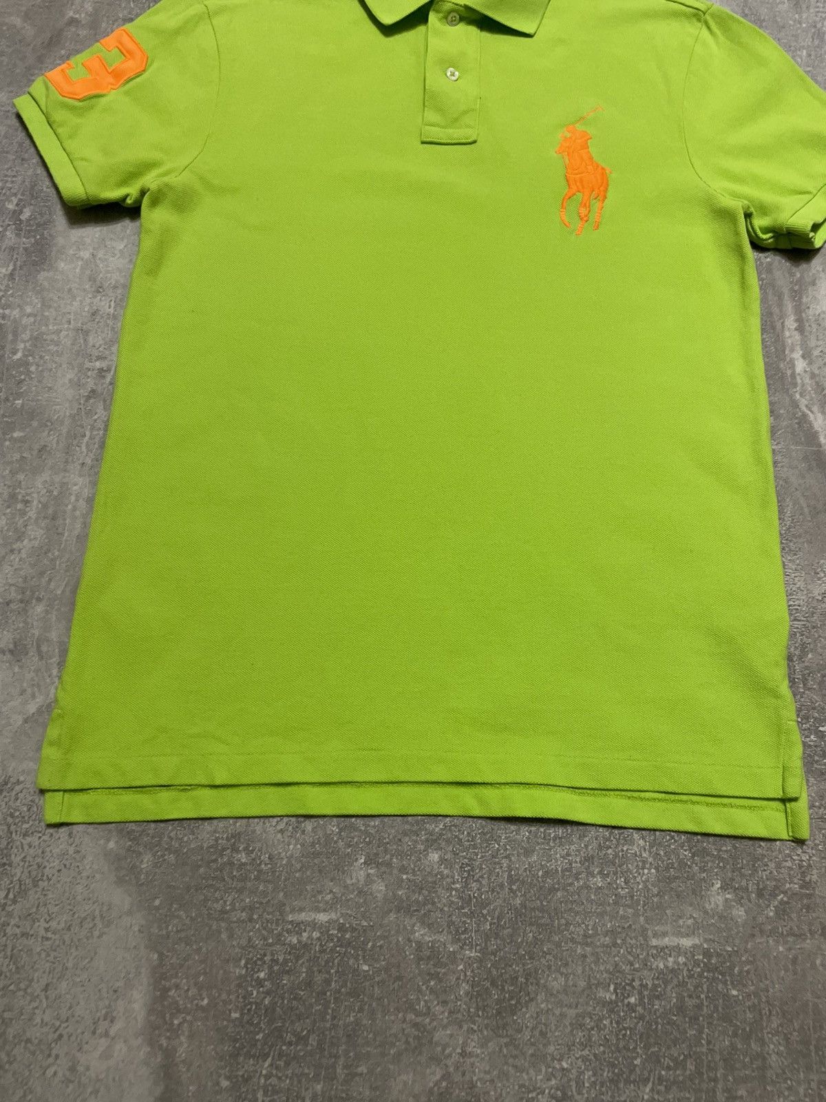 Polo Ralph Lauren Vintage Polo Ralph Lauren Neon Green Big Ponny Logo Size US M / EU 48-50 / 2 - 3 Thumbnail