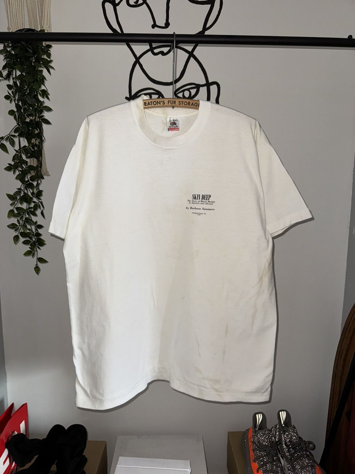 Fruit Of The Loom × Vintage Vintage 90s 1994 Skin Deep Inside World Black Fashion Models Size US XL / EU 56 / 4 - 5 Thumbnail