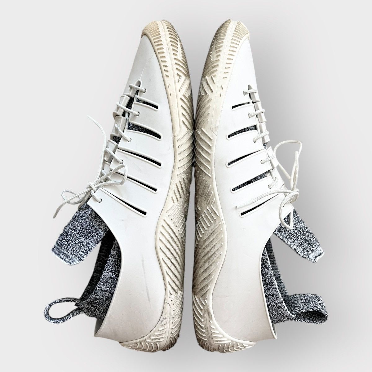 STEAL! Bottega Veneta Tech Knit Rubber Climber Sneakers