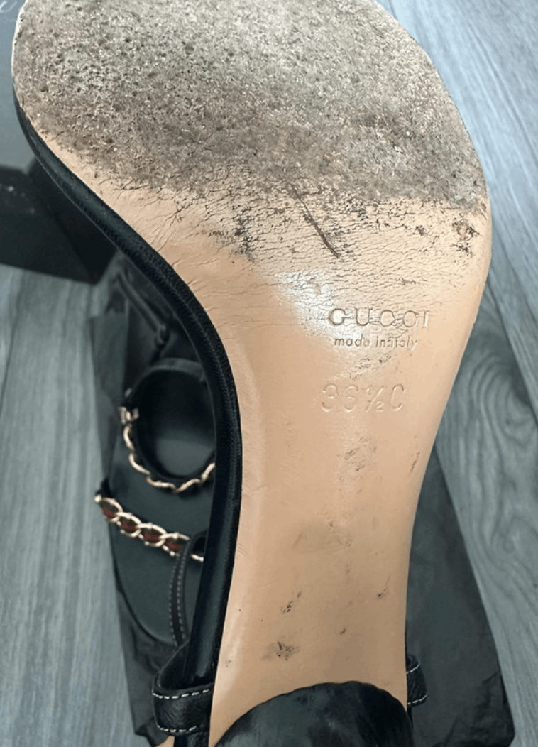 Gucci × Tom Ford × Vintage Gucci Shoes Heels Sandals Tom Ford Leather Vintage Size US 6.5 / IT 36.5 - 6 Thumbnail