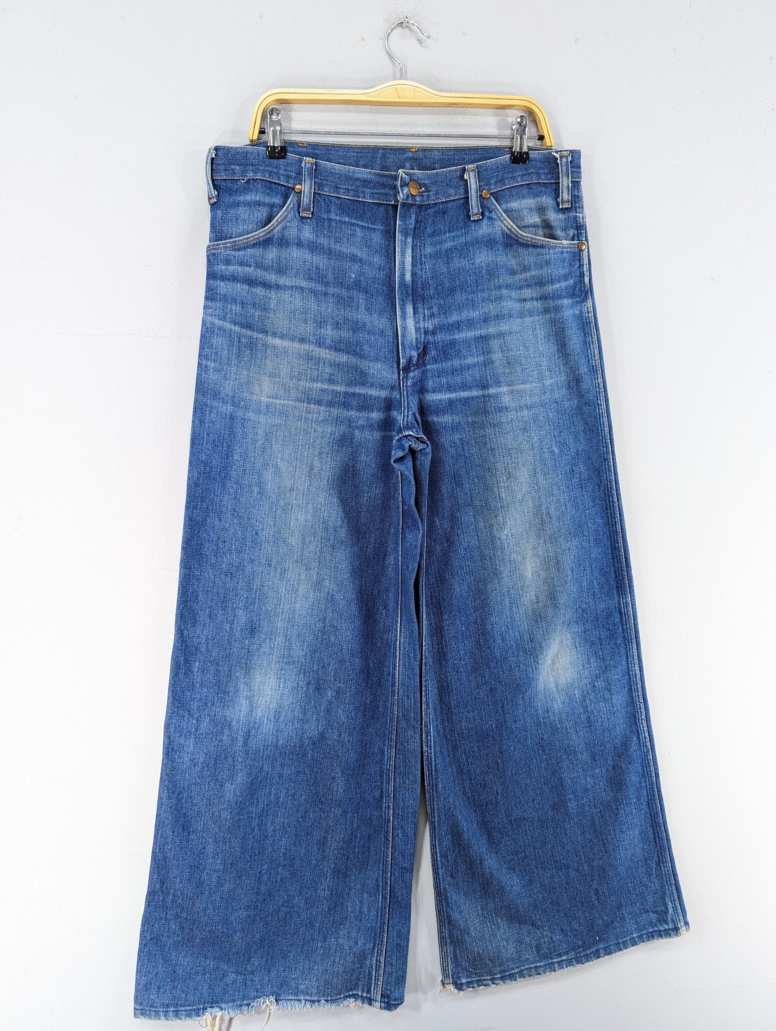Wrangler Vintage Wrangler Over Baggy Style Denim Jeans Size US 35 - 4 Thumbnail