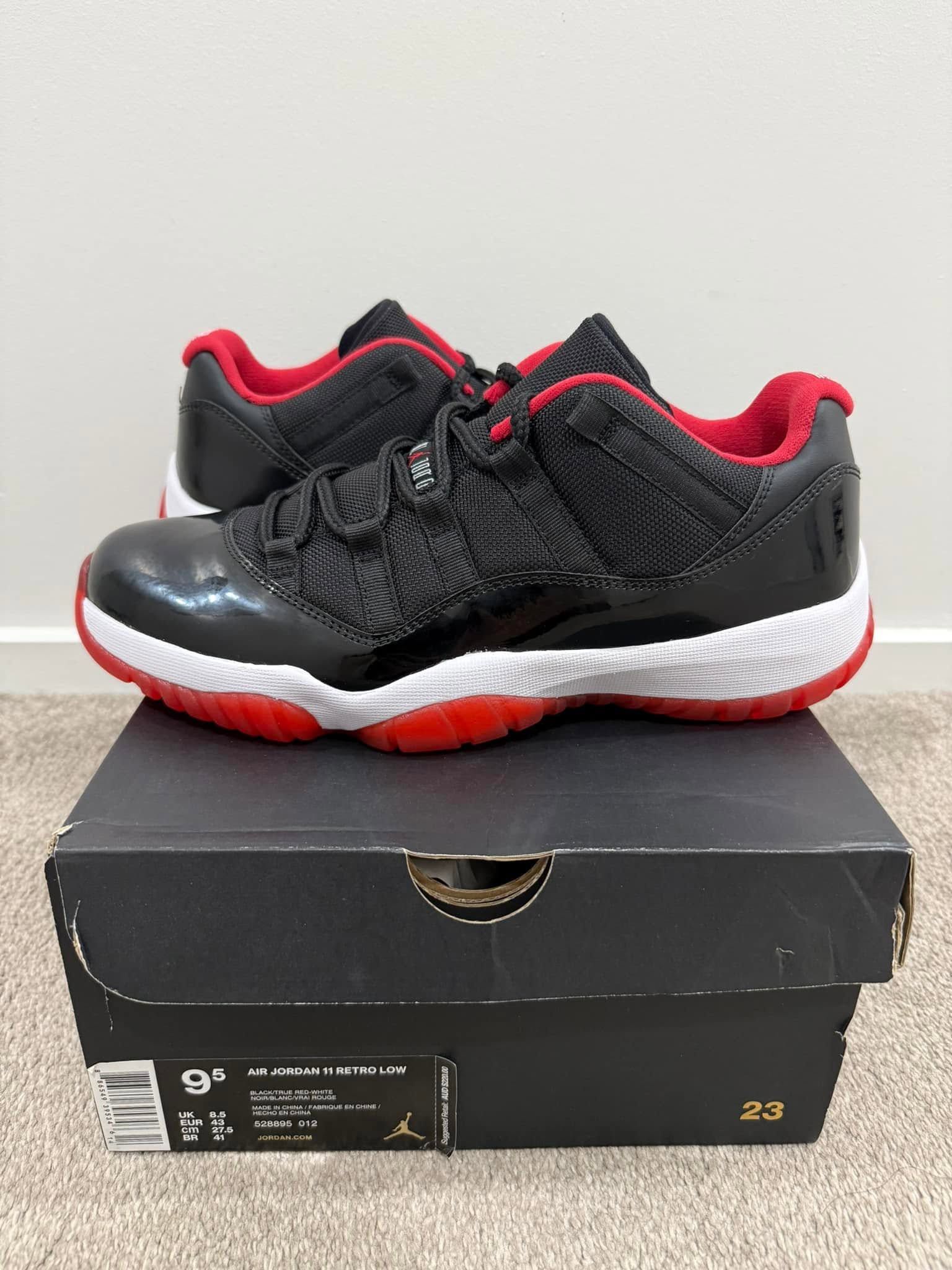 Jordan Brand Air Jordan 11 Bred Lows 2015 US9.5 | Grailed