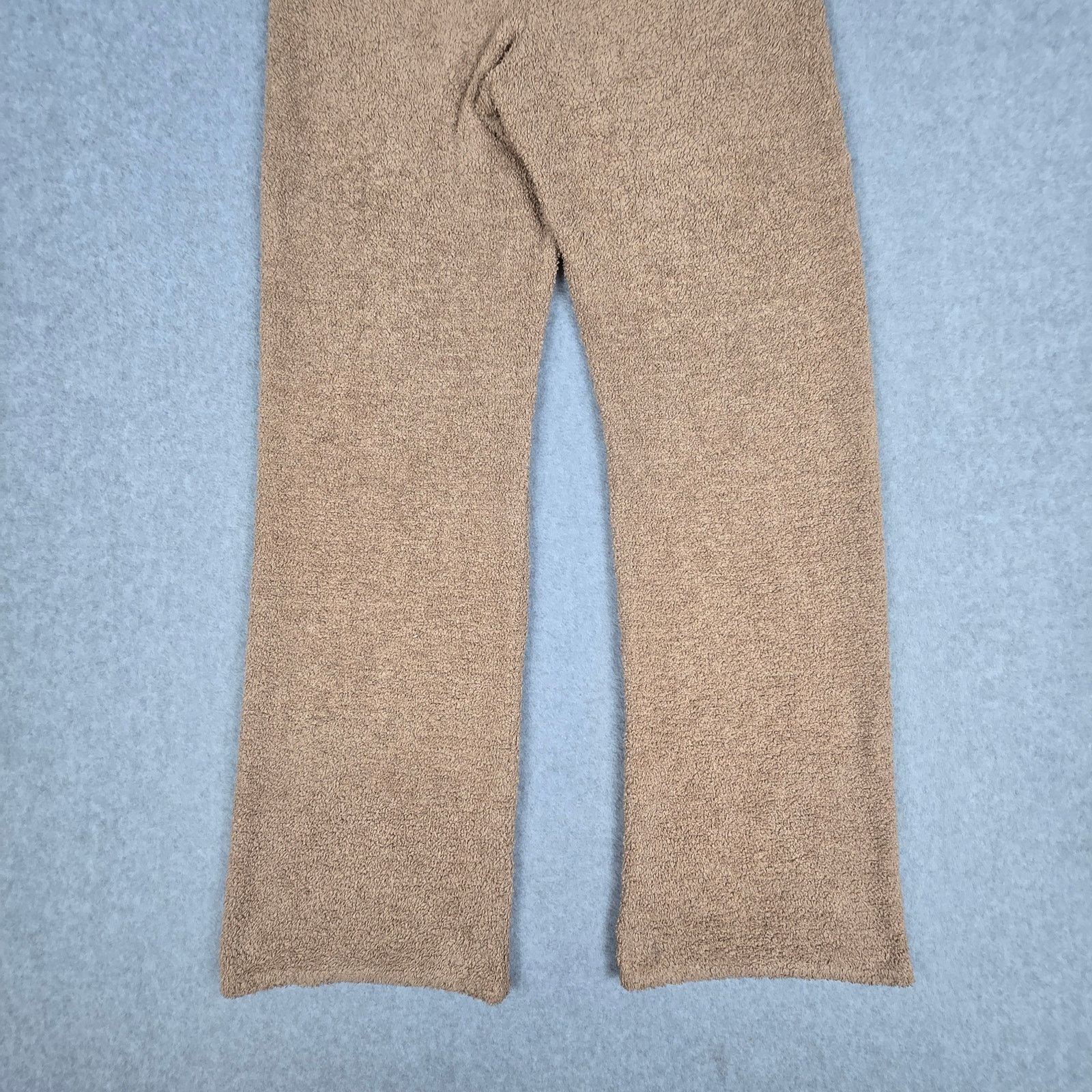 Steve Madden Steve Madden Womens Small Brown Wide Leg Knit Sleep Pants Size 29" - 7 Thumbnail