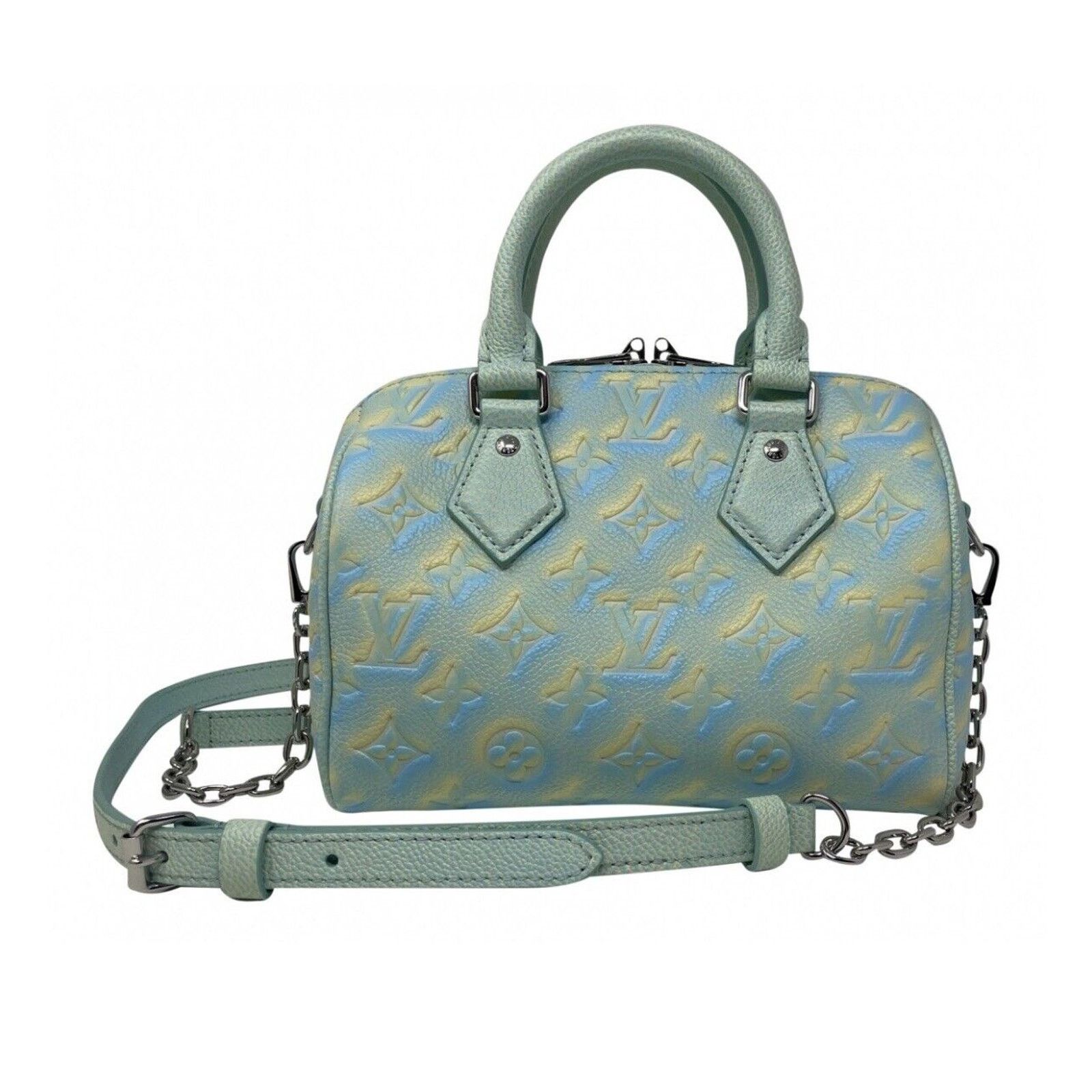 Louis Vuitton Louis Vuitton Speedy Bandouliere 20 Stardust Green Size ONE SIZE - 2 Thumbnail