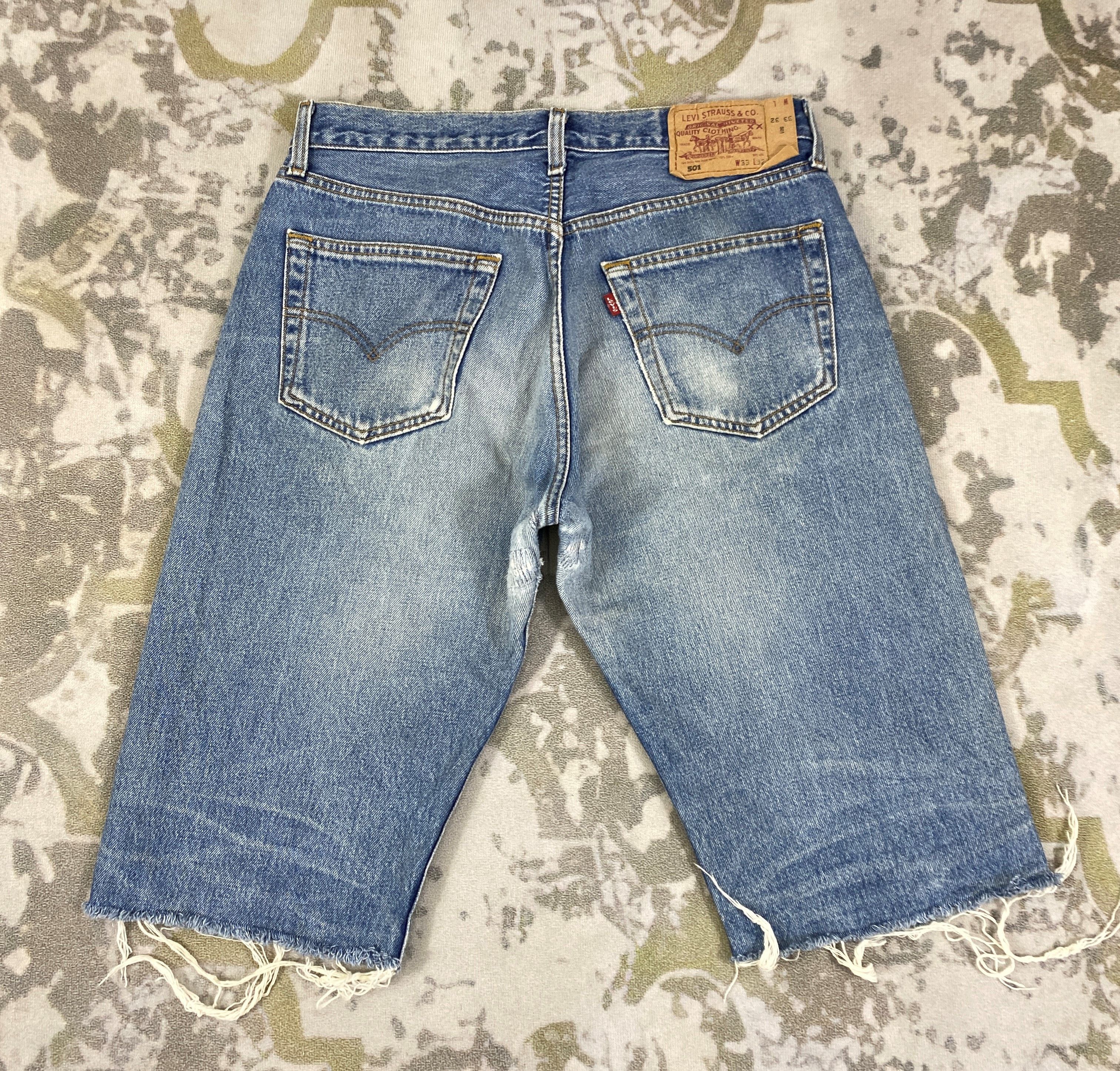Levi's Faded Blue Vintage Levis 501 Jeans 32x14 - JN3034 Size US 32 / EU 48 - 2 Thumbnail
